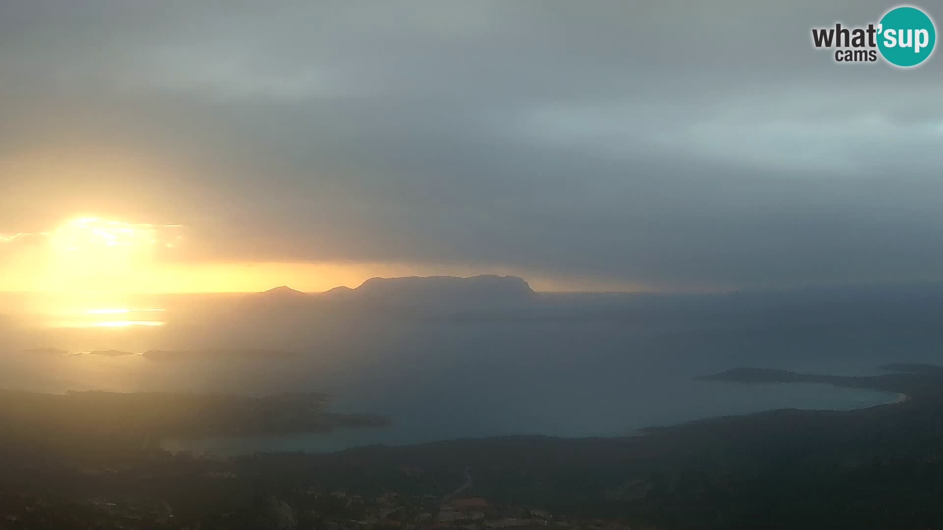 Monte Moro camera en vivo Costa Smeralda vista panorámica Cerdeña