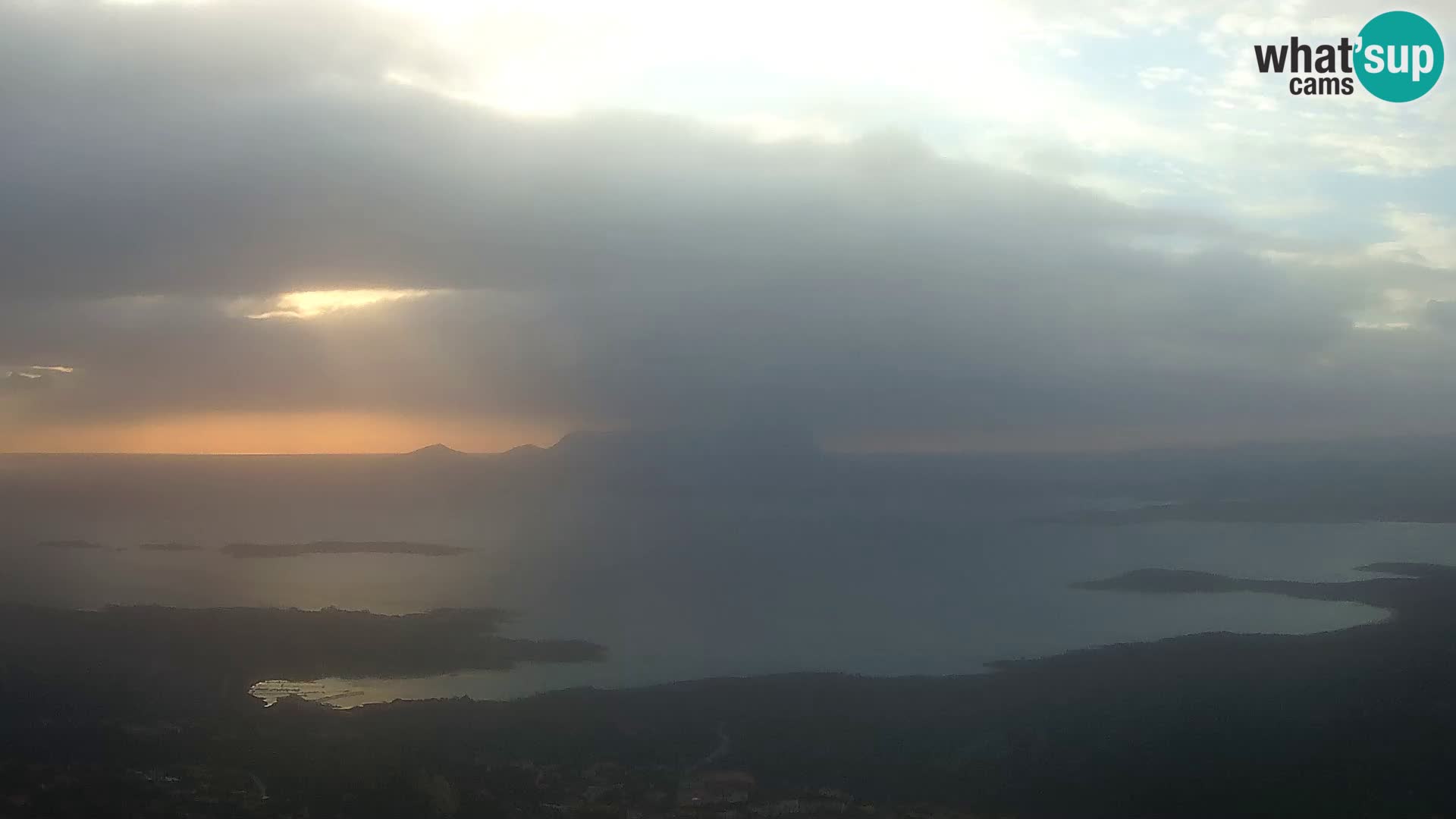 Monte Moro web kamera Costa Smeralda panoramski pogled na Sardiniju