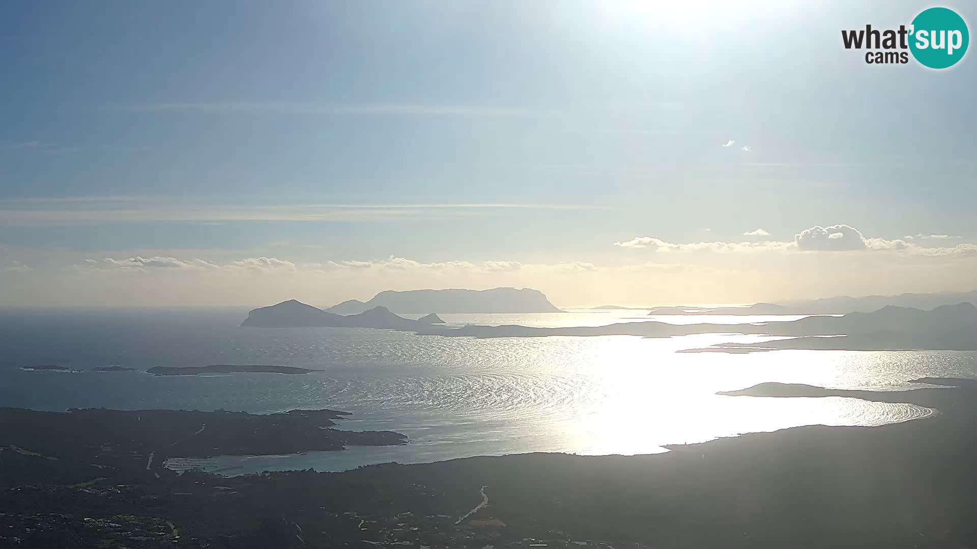 Monte Moro webcam Costa Smeralda vista panoramica Sardegna