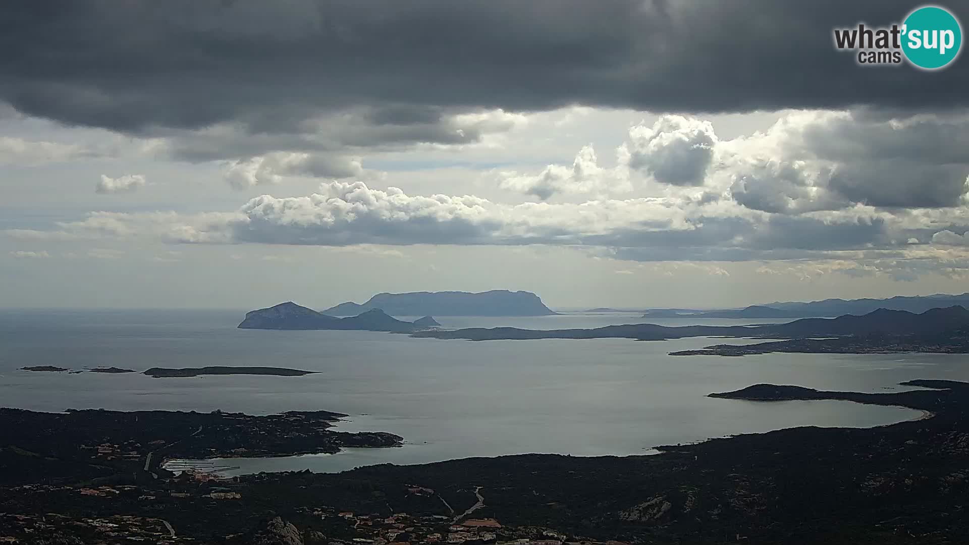 Monte Moro camera en vivo Costa Smeralda vista panorámica Cerdeña