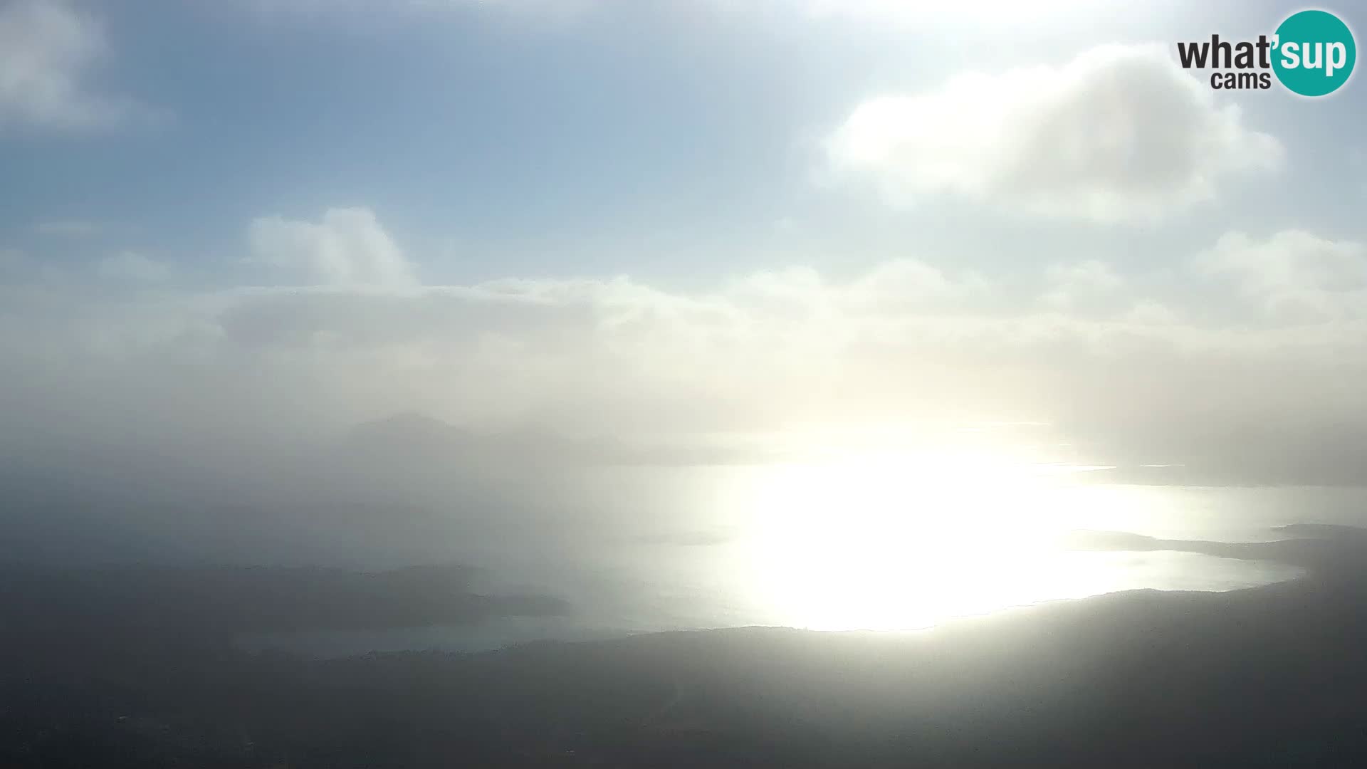 Monte Moro spletna kamera Costa Smeralda panoramski pogled na Sardinijo