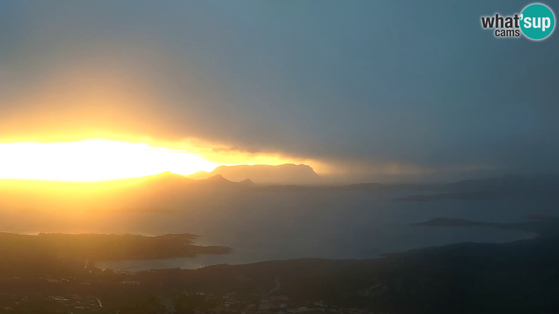 Monte Moro camera en vivo Costa Smeralda vista panorámica Cerdeña