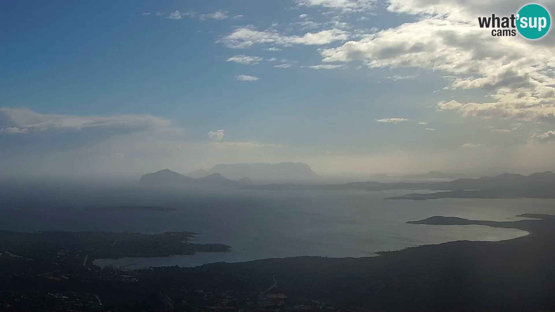 Monte Moro camera en vivo Costa Smeralda vista panorámica Cerdeña