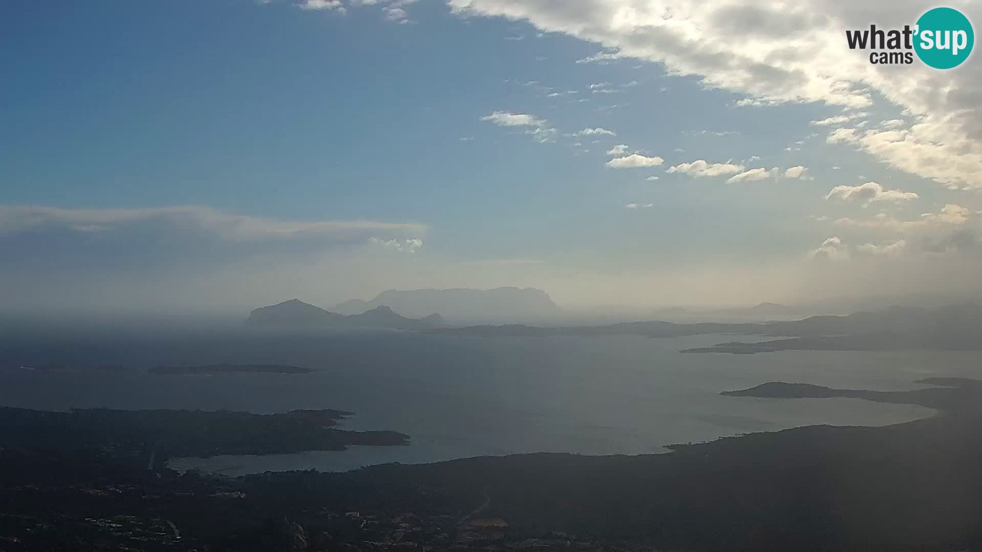 Monte Moro web kamera Costa Smeralda panoramski pogled na Sardiniju