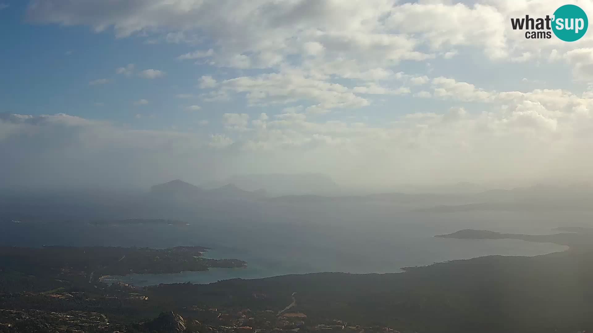 Monte Moro livecam Costa Smeralda vue panoramique Sardaigne