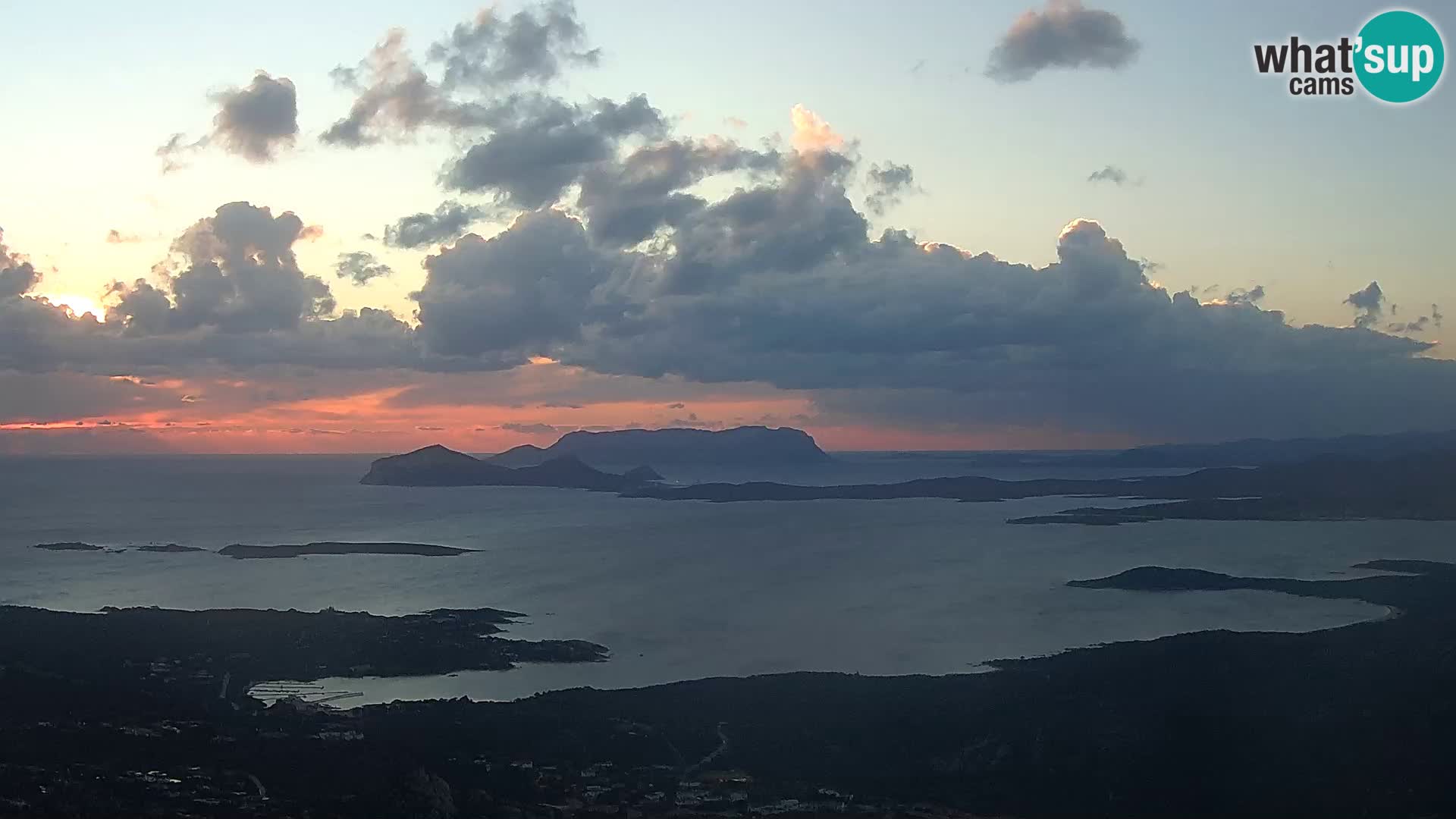 Monte Moro webcam Costa Smeralda panoramic view Sardinia