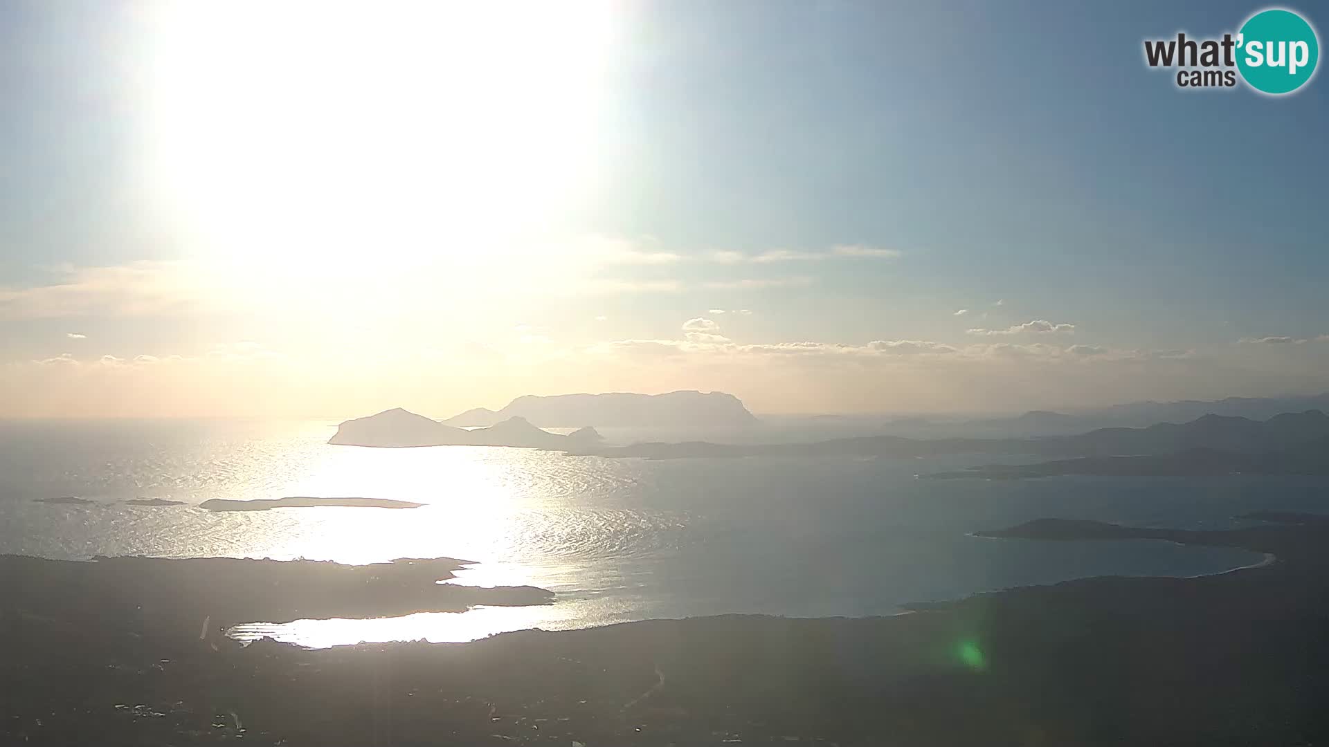 Monte Moro webcam Costa Smeralda panoramic view Sardinia