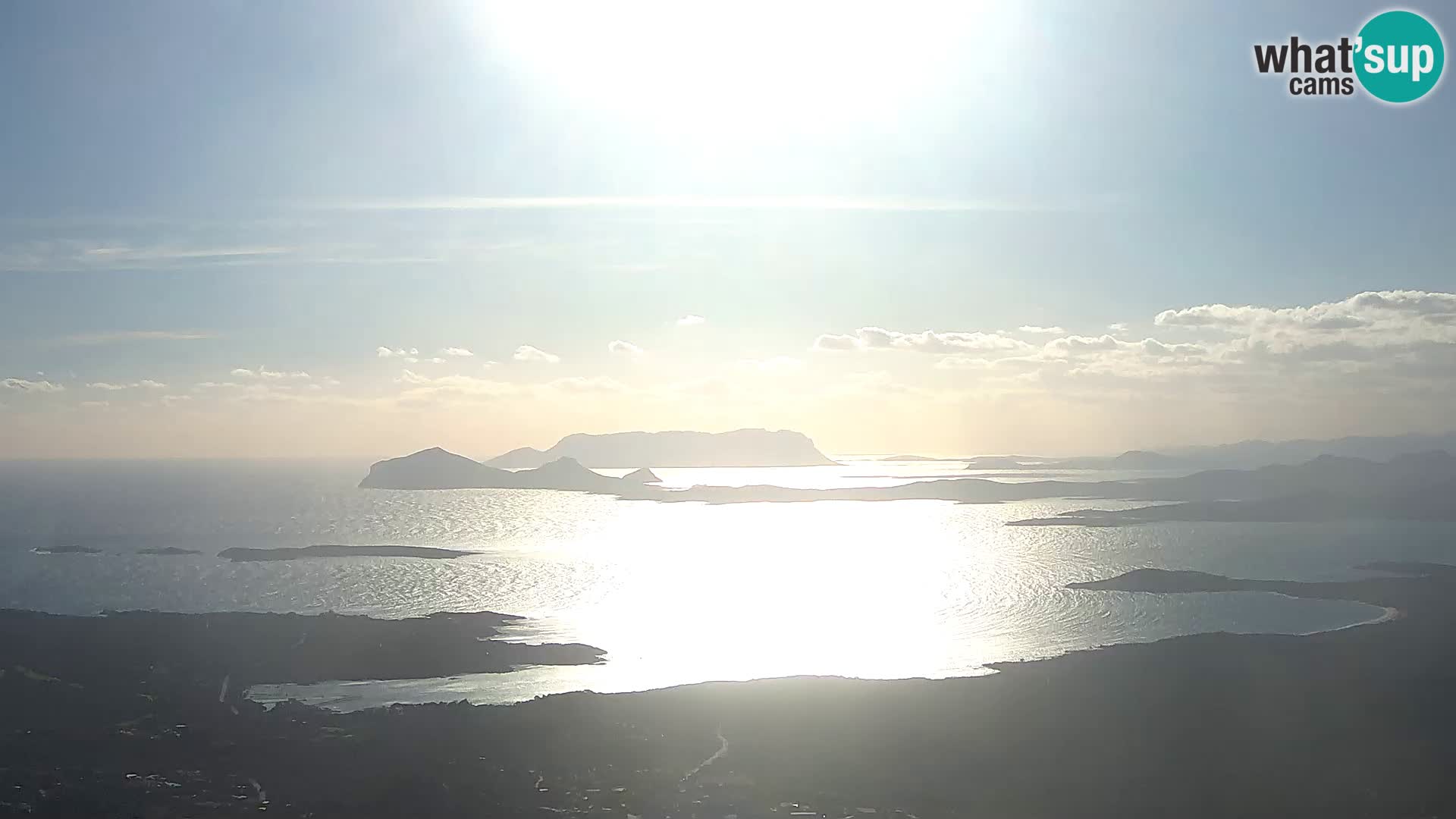 Monte Moro webcam Costa Smeralda panoramic view Sardinia