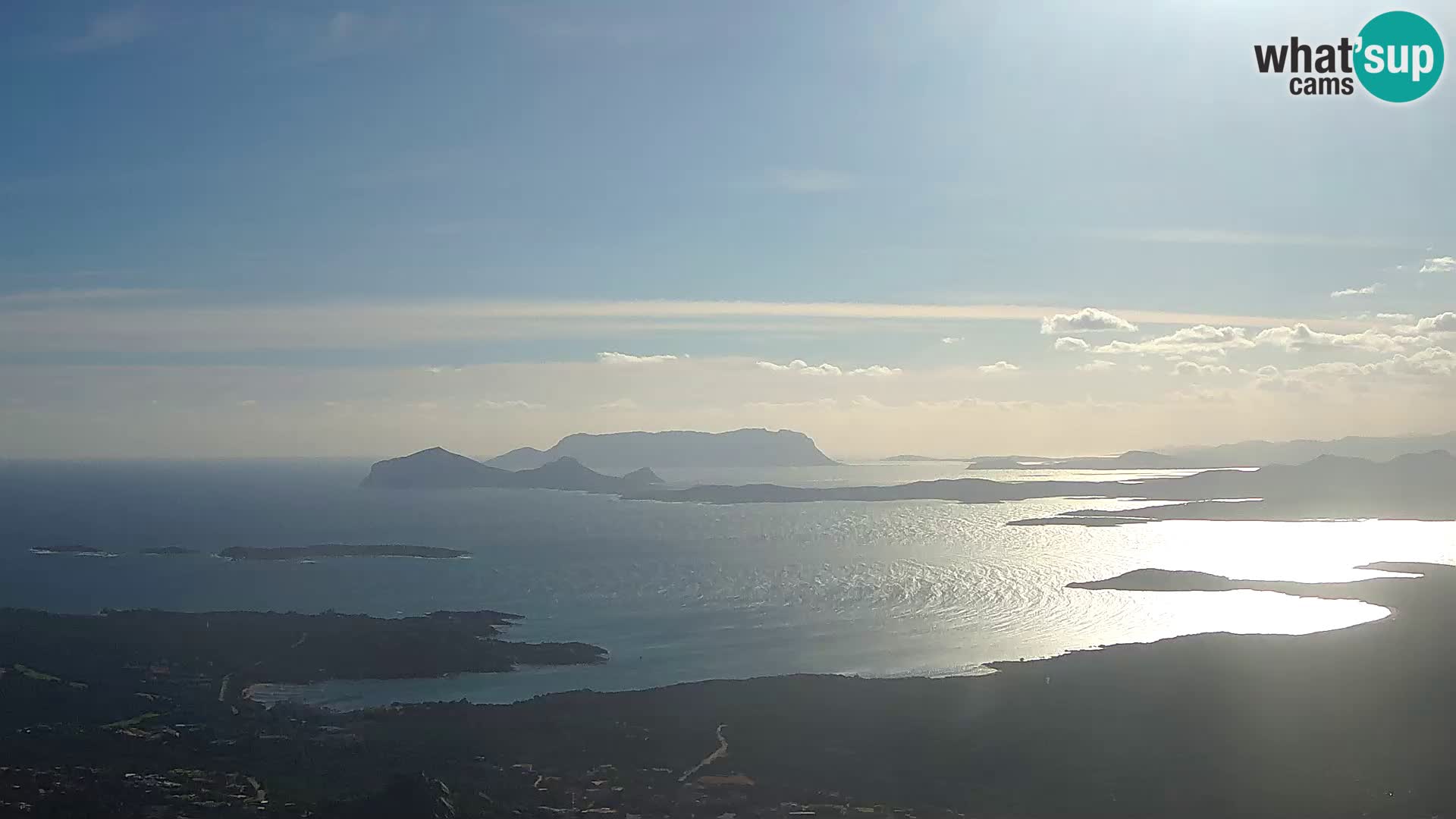 Monte Moro livecam Costa Smeralda vue panoramique Sardaigne