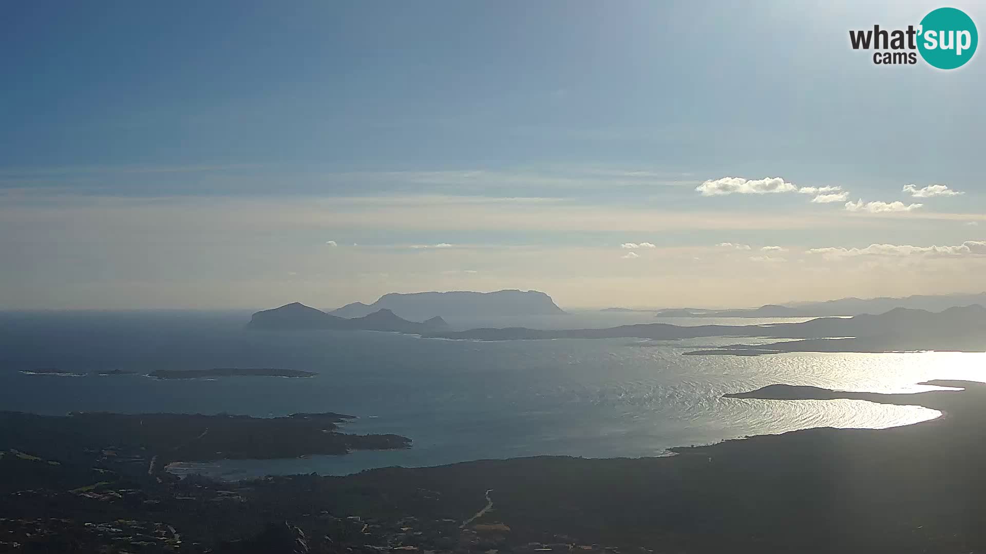 Monte Moro web kamera Costa Smeralda panoramski pogled na Sardiniju