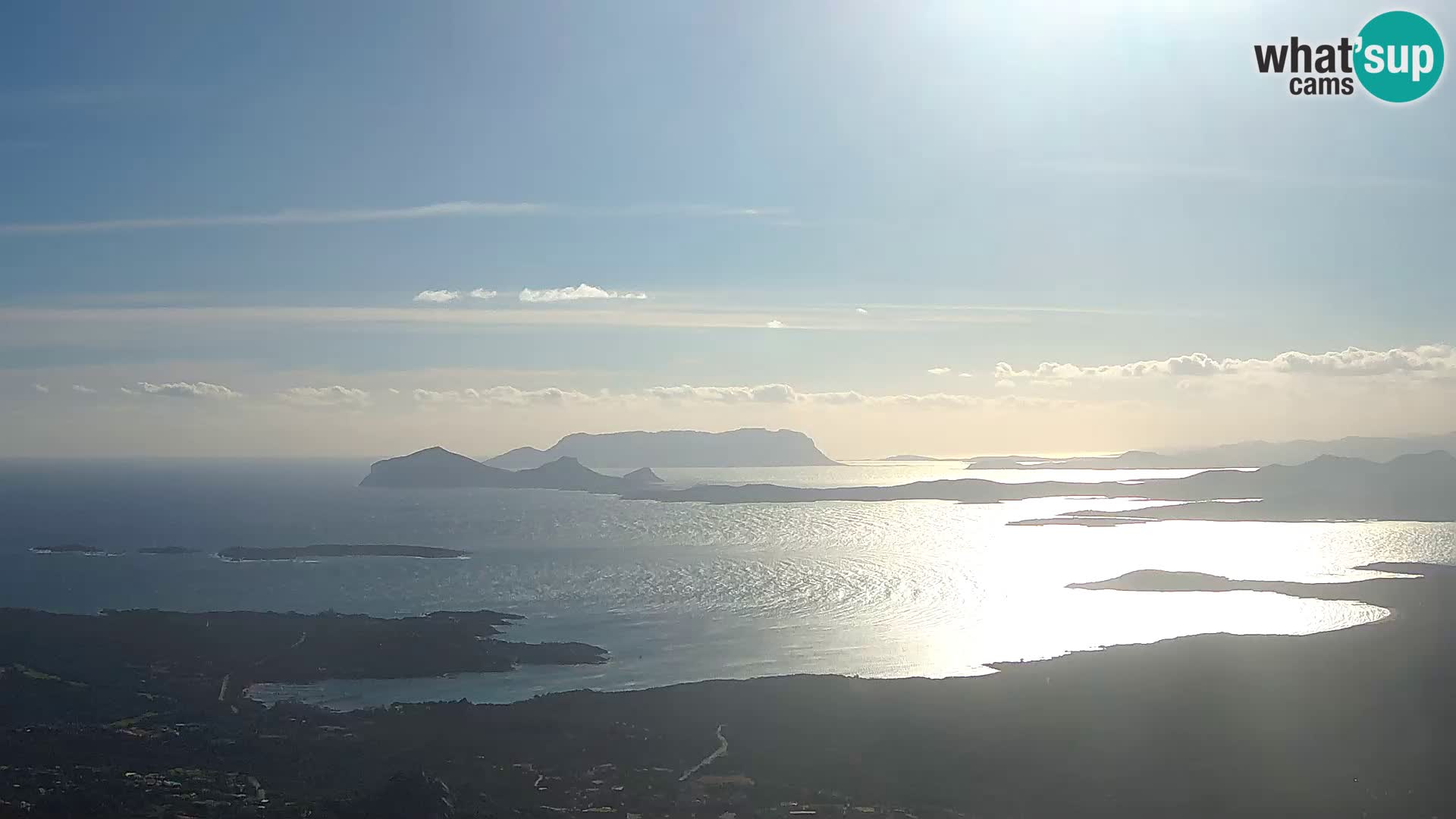 Monte Moro webcam Costa Smeralda vista panoramica Sardegna