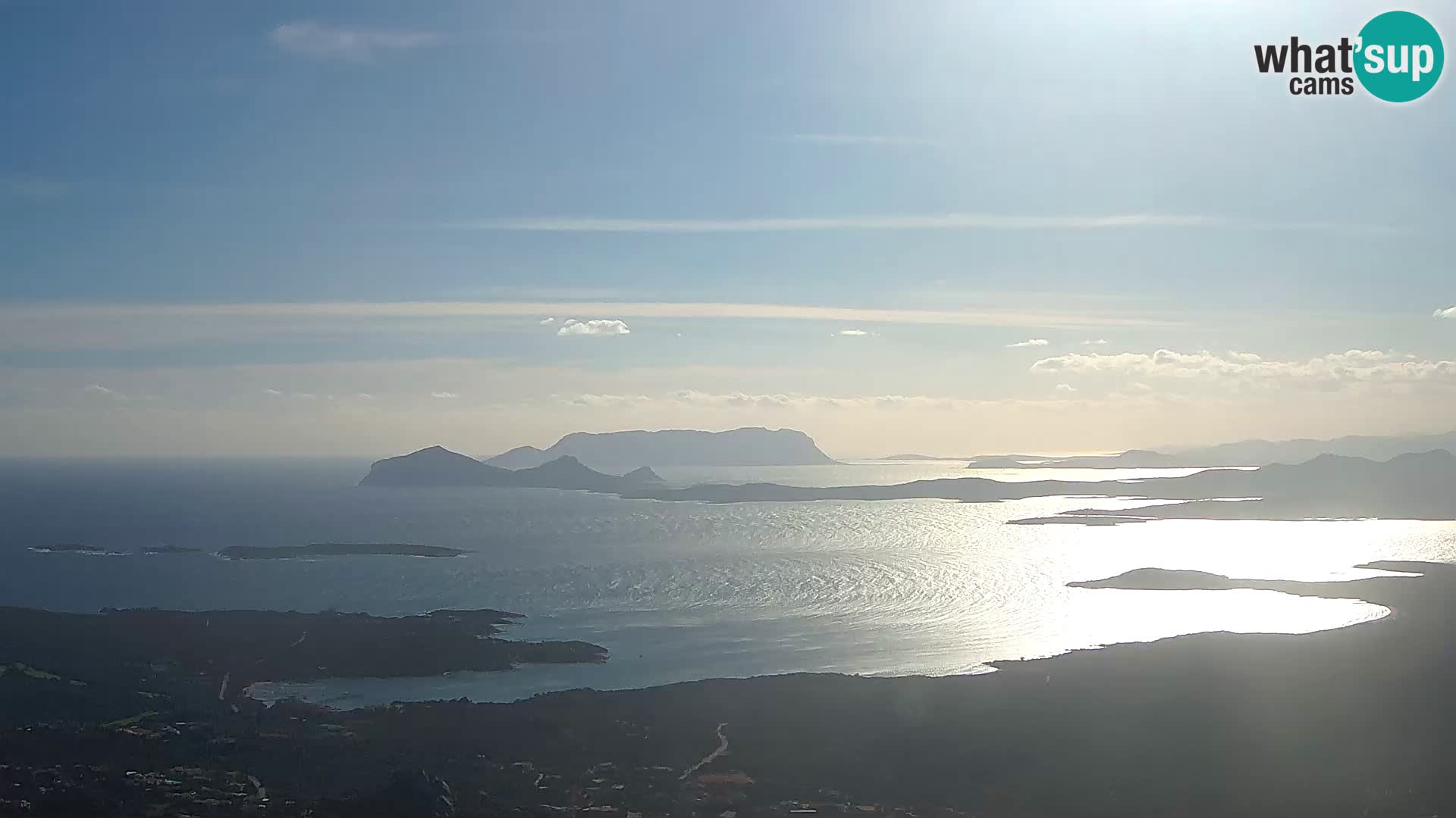 Monte Moro webcam Costa Smeralda vista panoramica Sardegna