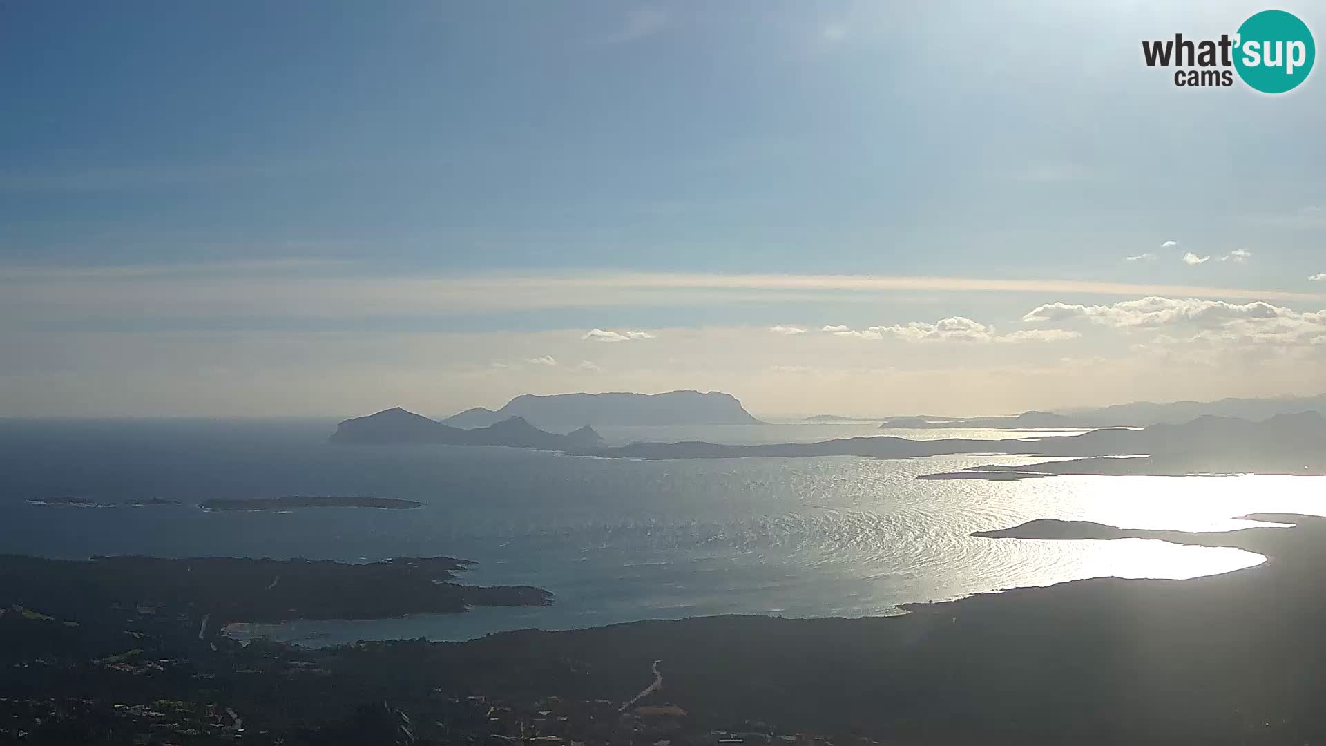 Monte Moro webcam Costa Smeralda vista panoramica Sardegna