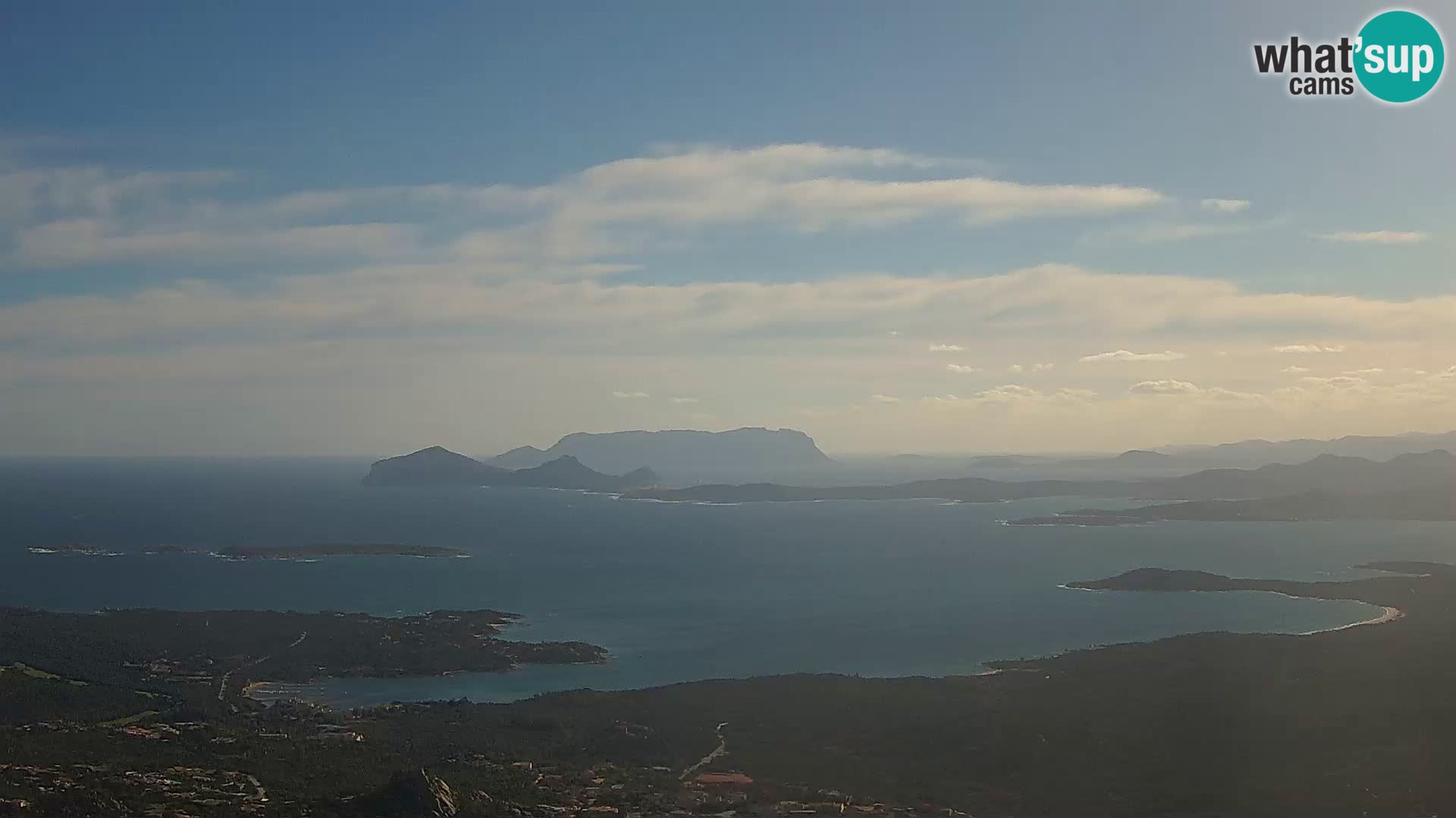 Monte Moro webcam Costa Smeralda vista panoramica Sardegna