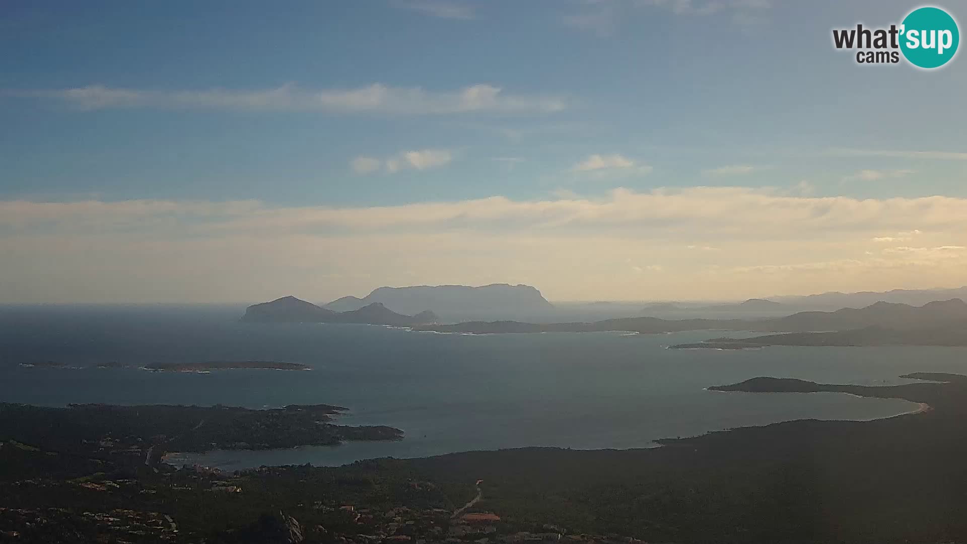 Monte Moro webcam Costa Smeralda vista panoramica Sardegna