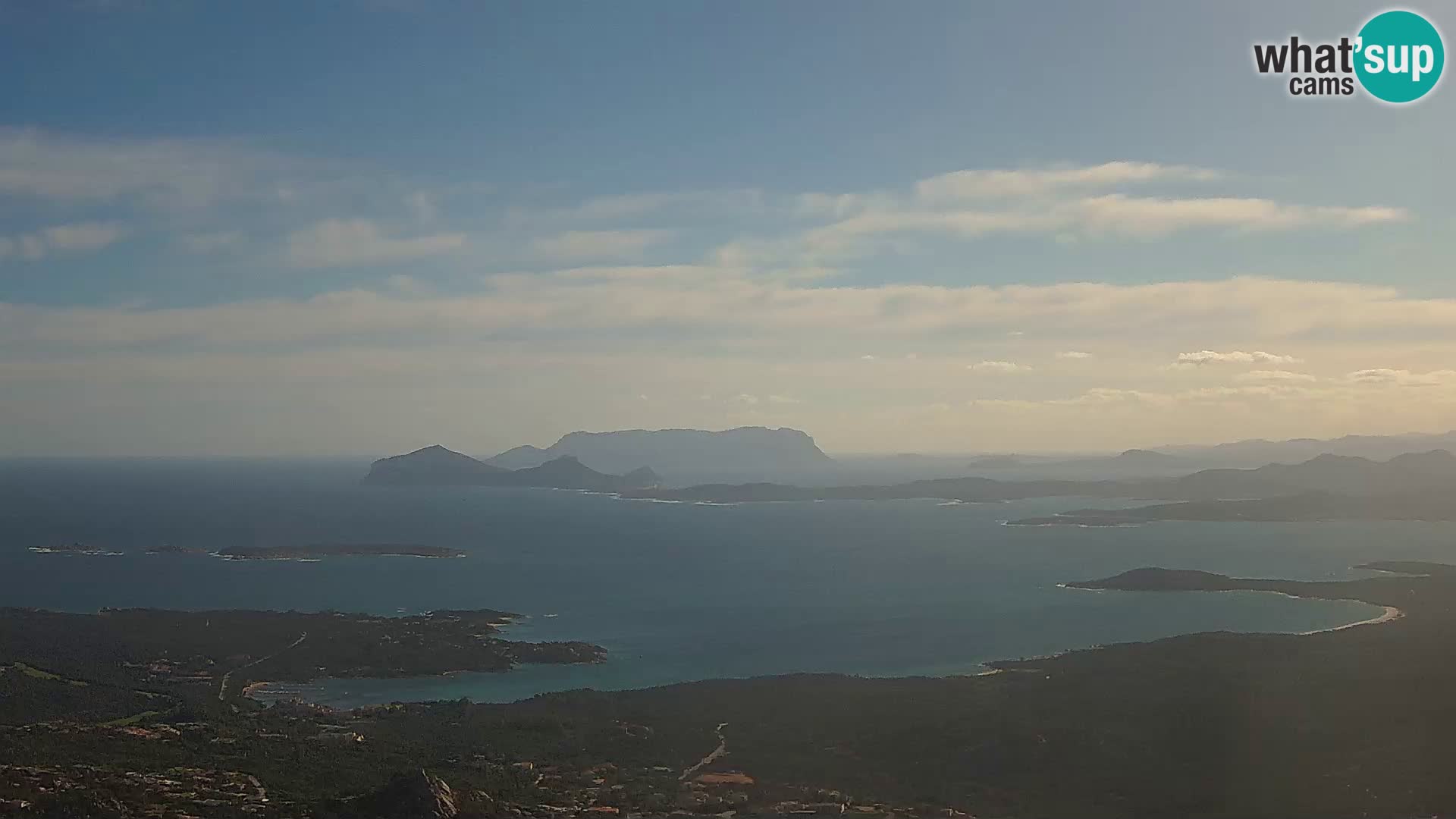 Monte Moro webcam Costa Smeralda vista panoramica Sardegna