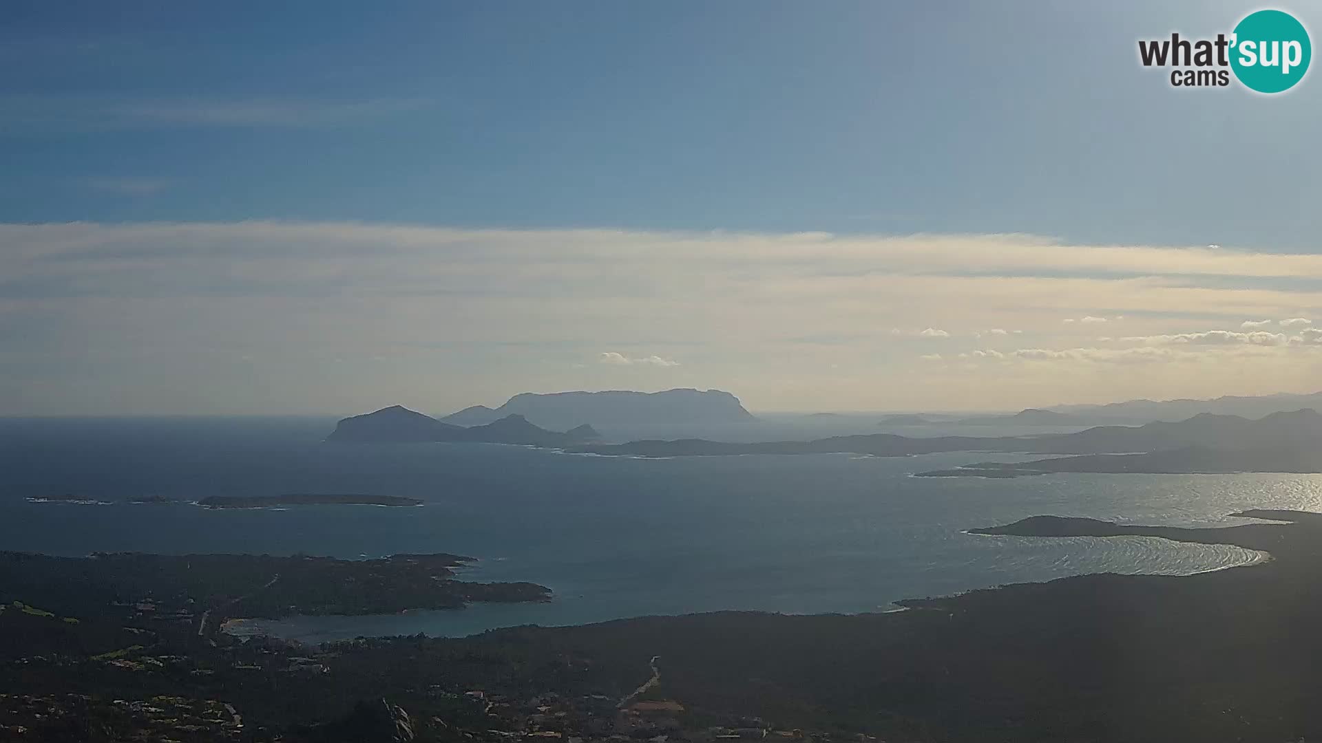 Monte Moro webcam Costa Smeralda vista panoramica Sardegna