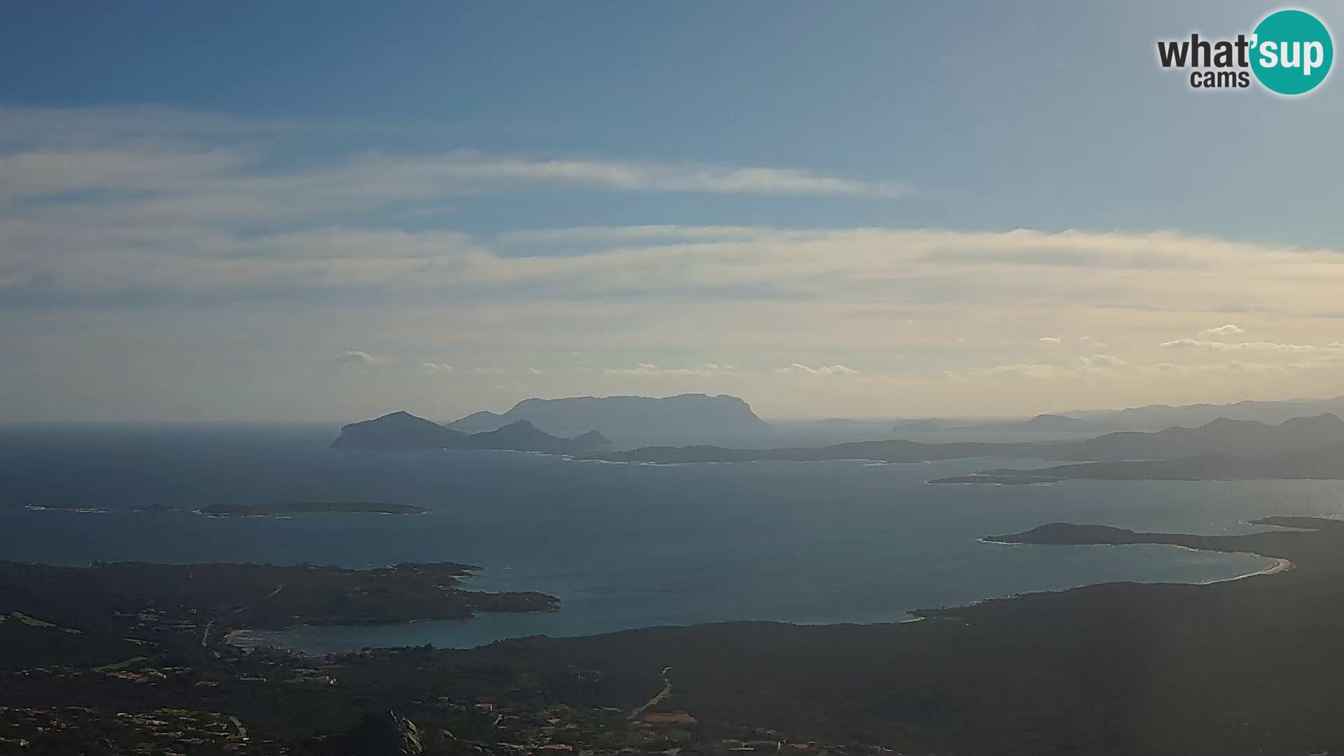 Monte Moro webcam Costa Smeralda vista panoramica Sardegna