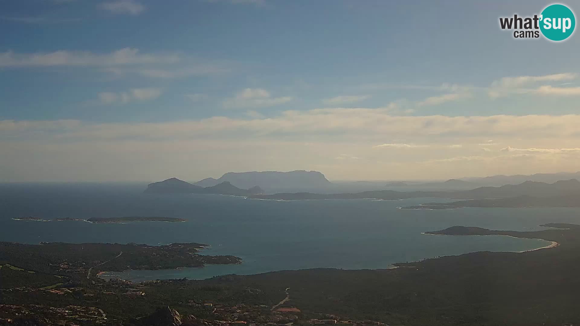 Monte Moro webcam Costa Smeralda vista panoramica Sardegna