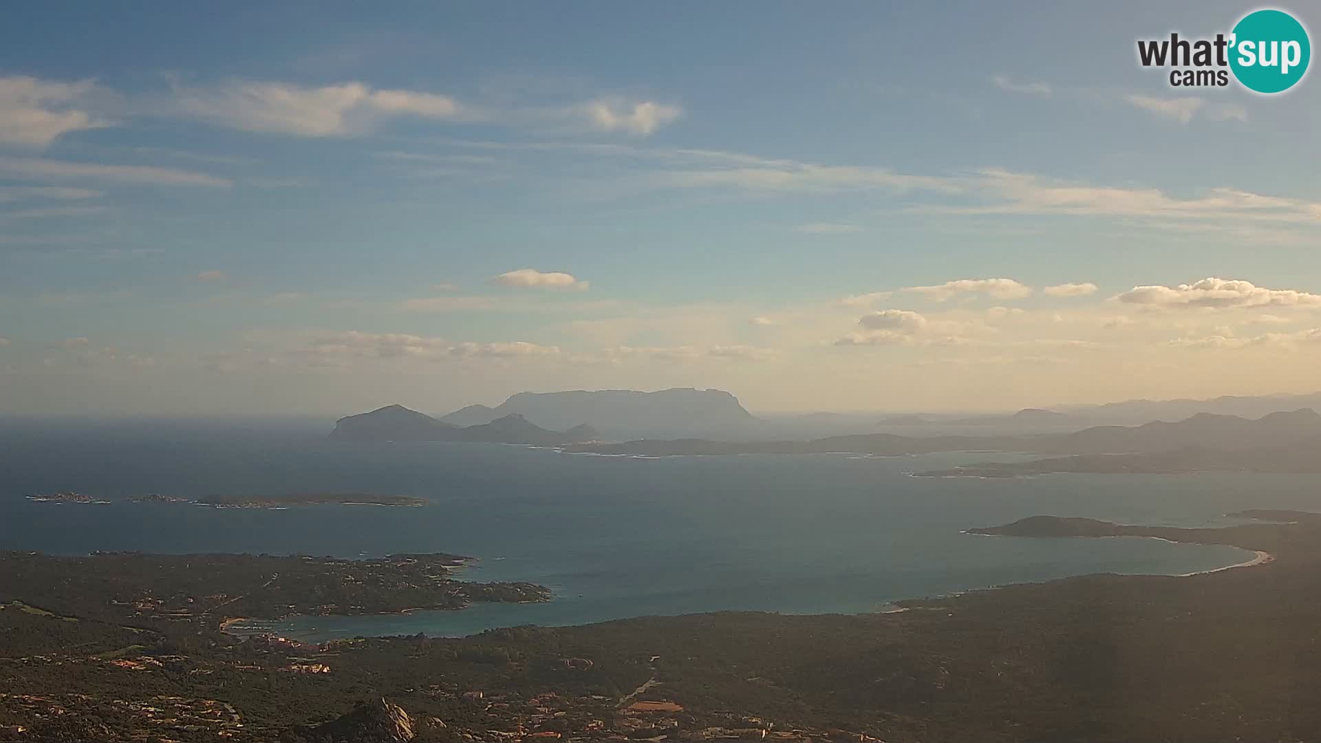 Monte Moro webcam Costa Smeralda vista panoramica Sardegna