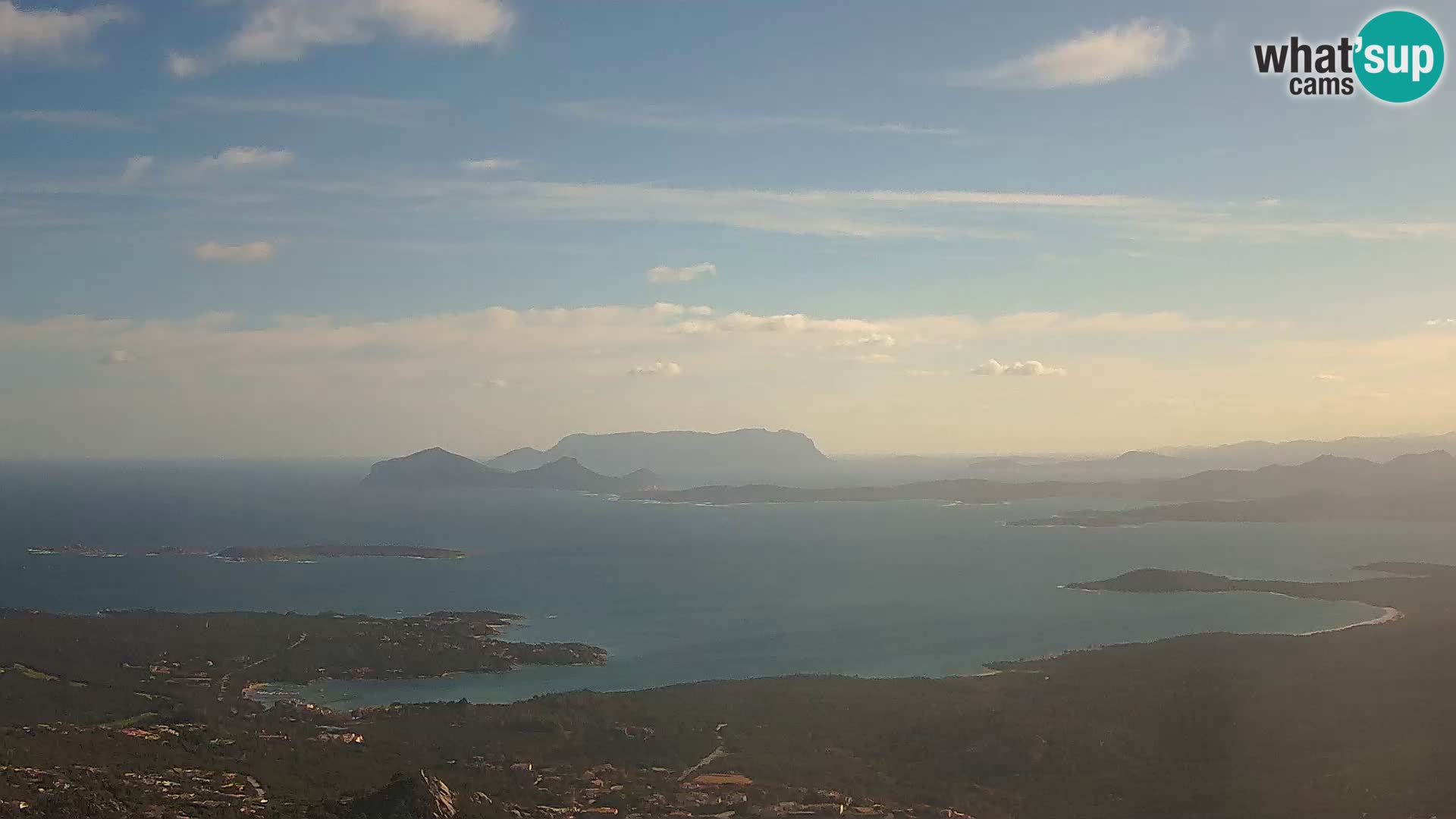 Monte Moro live cam Costa Smeralda Panoramablick Sardinien