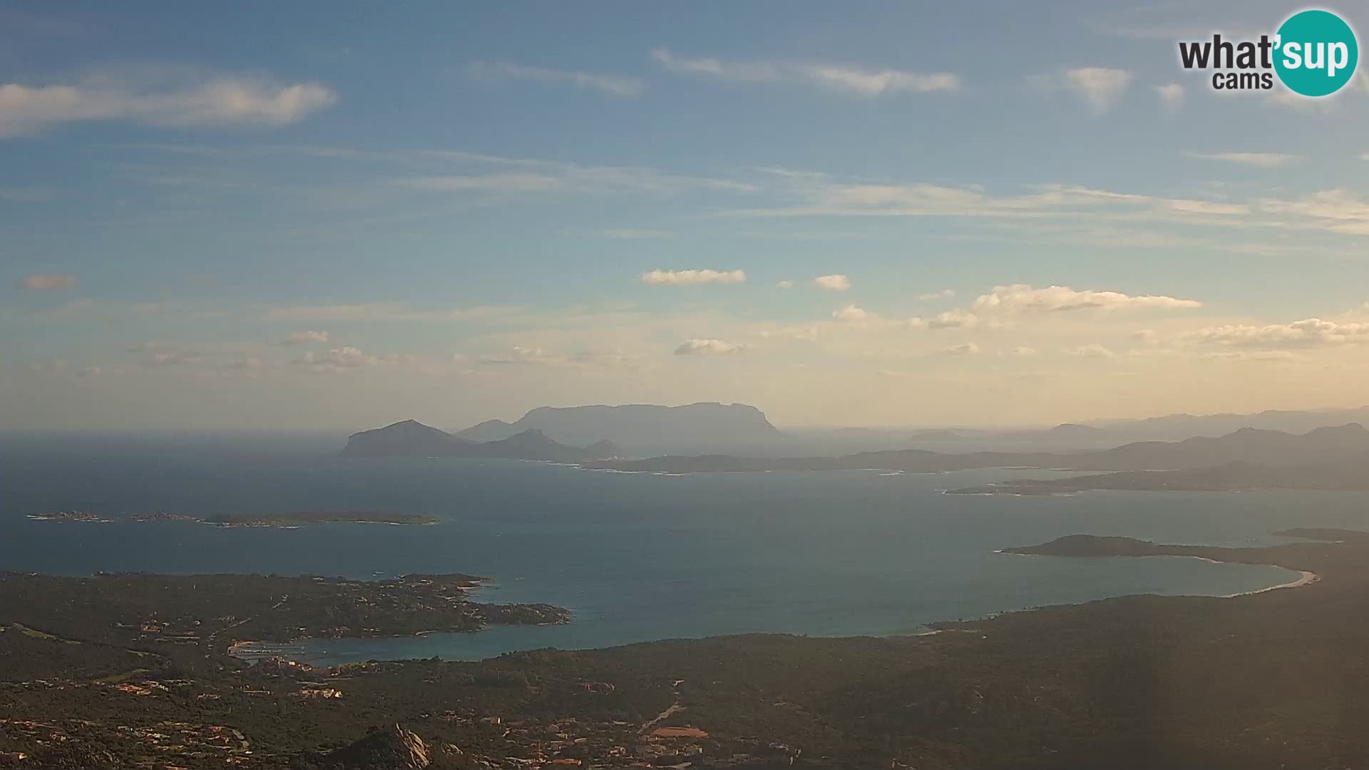 Monte Moro webcam Costa Smeralda panoramic view Sardinia