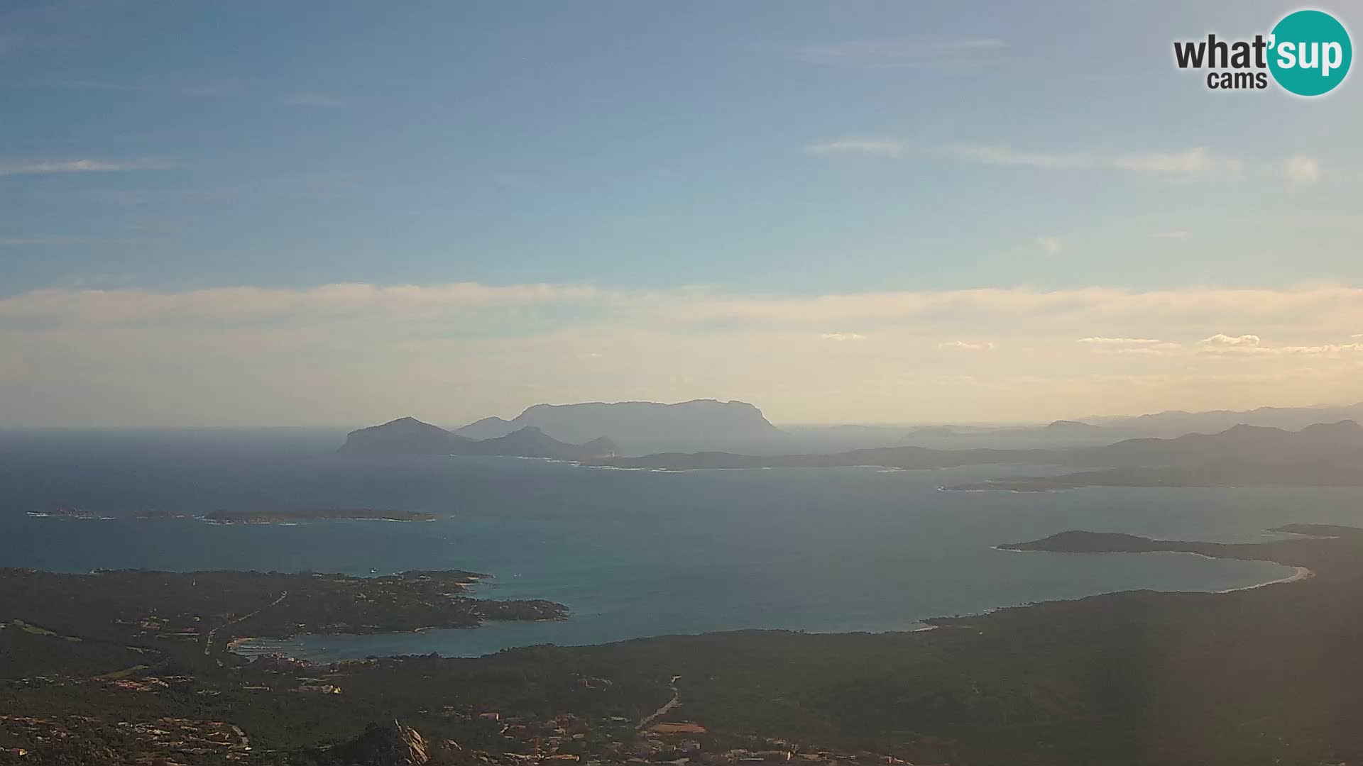 Monte Moro webcam Costa Smeralda panoramic view Sardinia