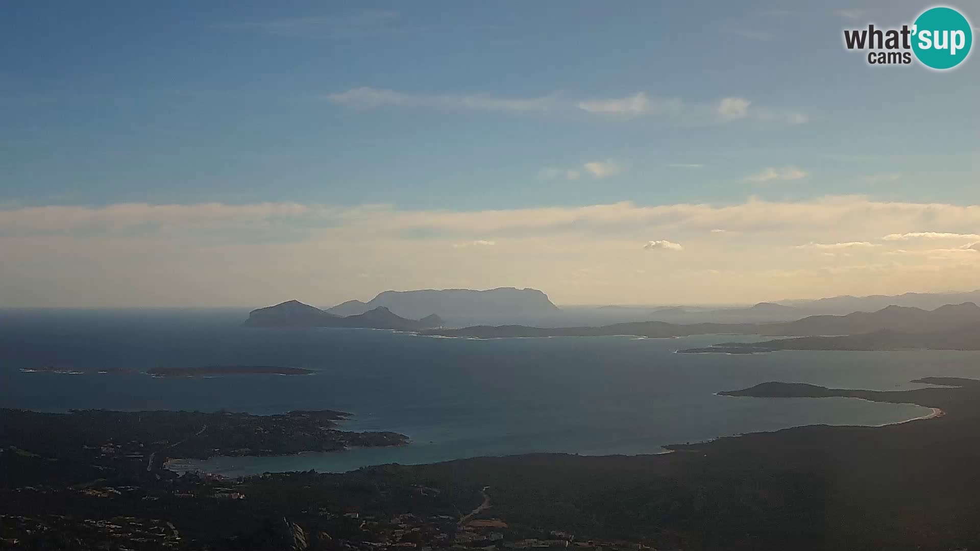 Monte Moro webcam Costa Smeralda panoramic view Sardinia