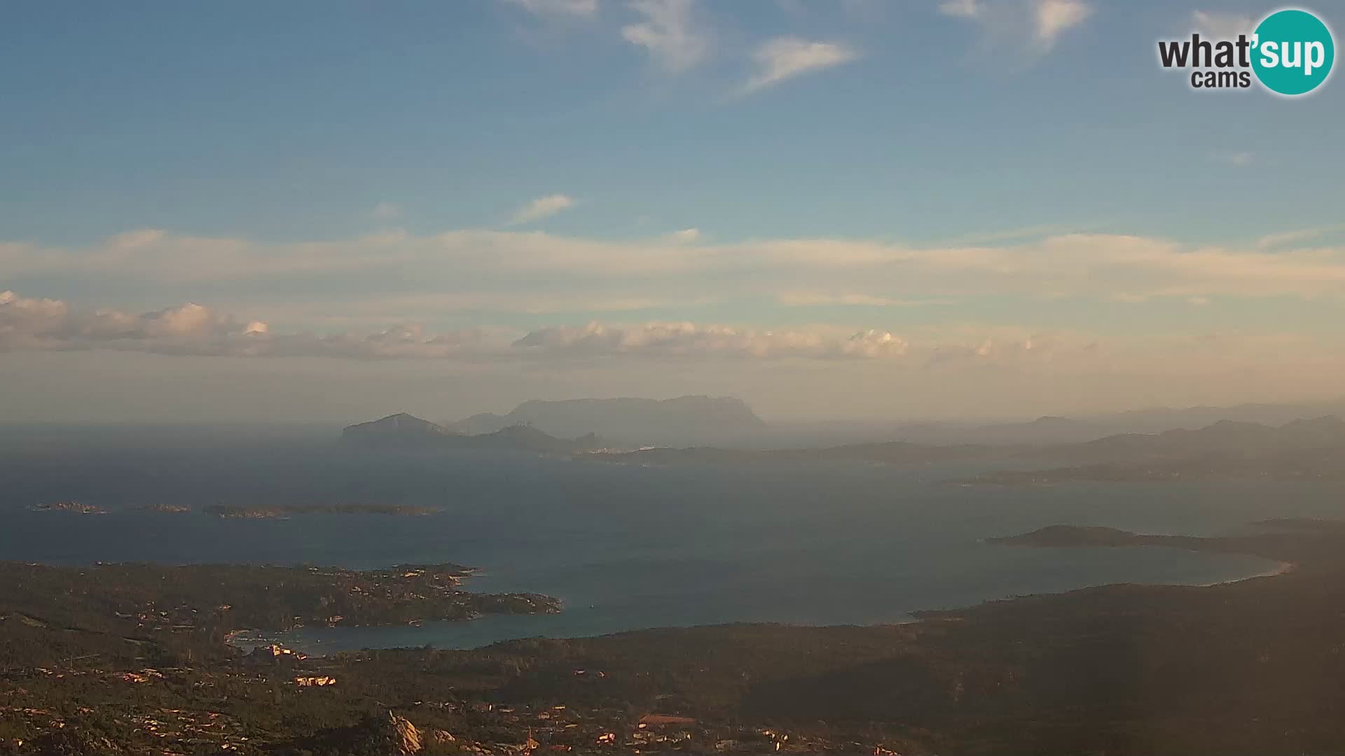 Monte Moro webcam Costa Smeralda panoramic view Sardinia