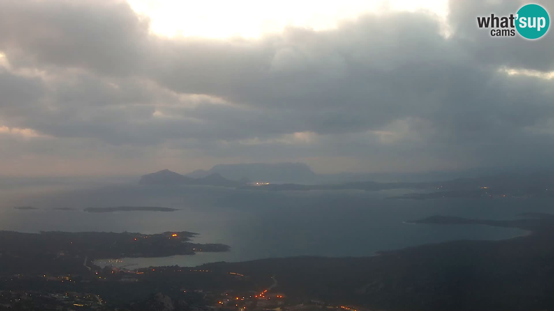 Monte Moro livecam Costa Smeralda vue panoramique Sardaigne