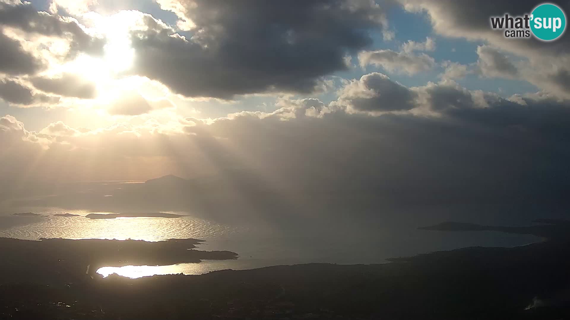 Monte Moro livecam Costa Smeralda vue panoramique Sardaigne