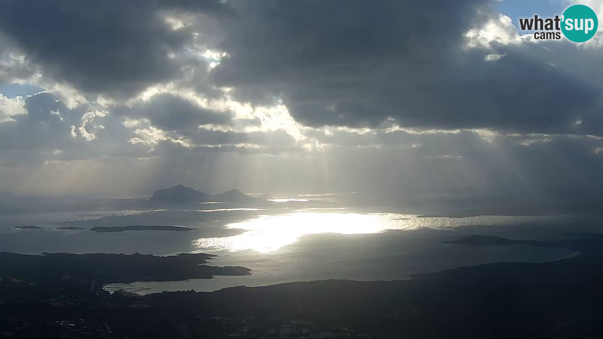 Monte Moro camera en vivo Costa Smeralda vista panorámica Cerdeña