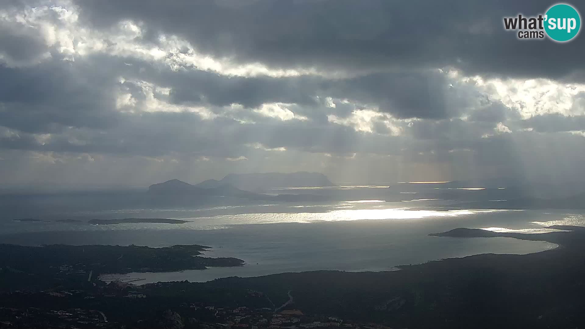 Monte Moro webcam Costa Smeralda panoramic view Sardinia