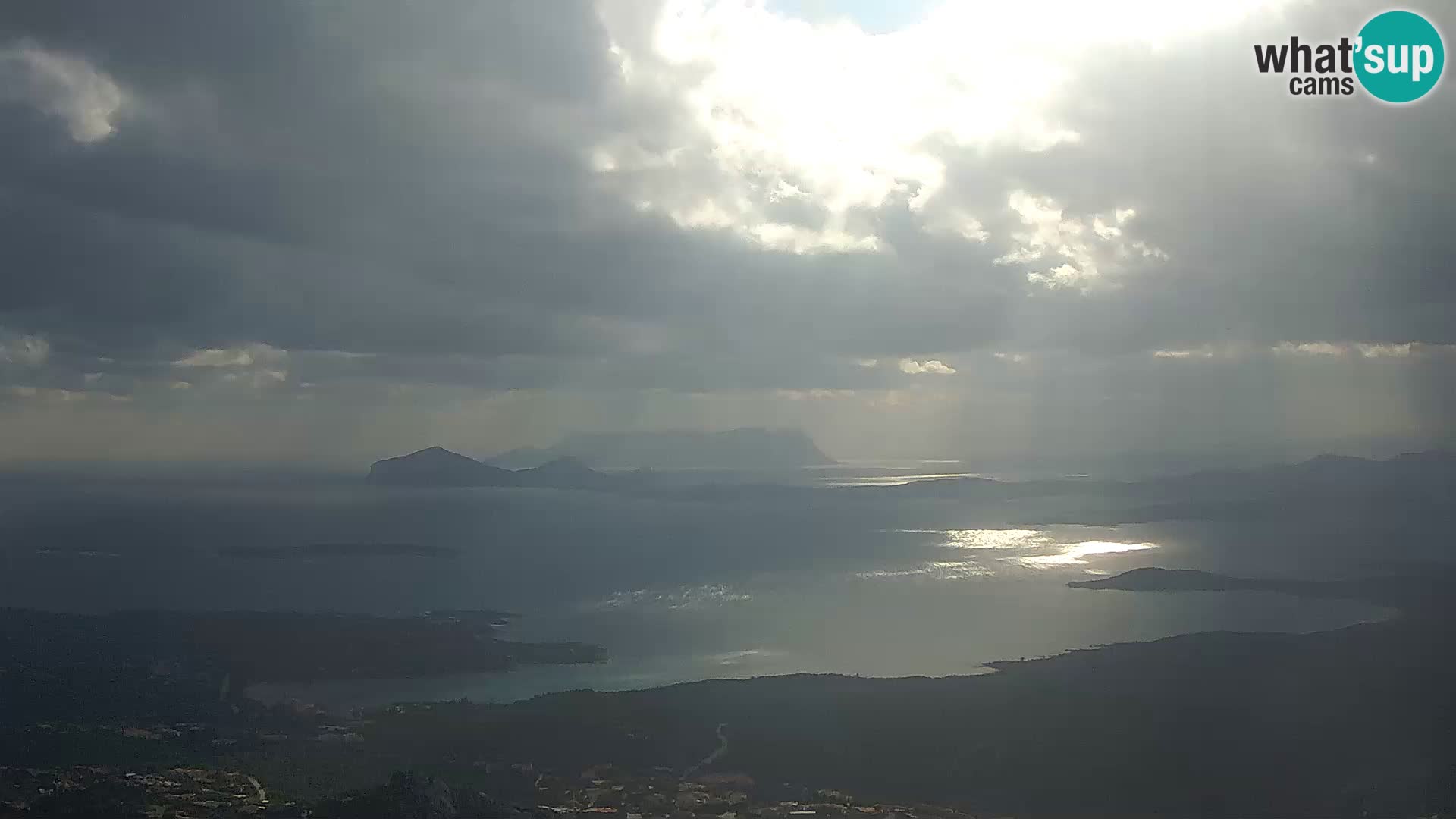 Monte Moro webcam Costa Smeralda panoramic view Sardinia