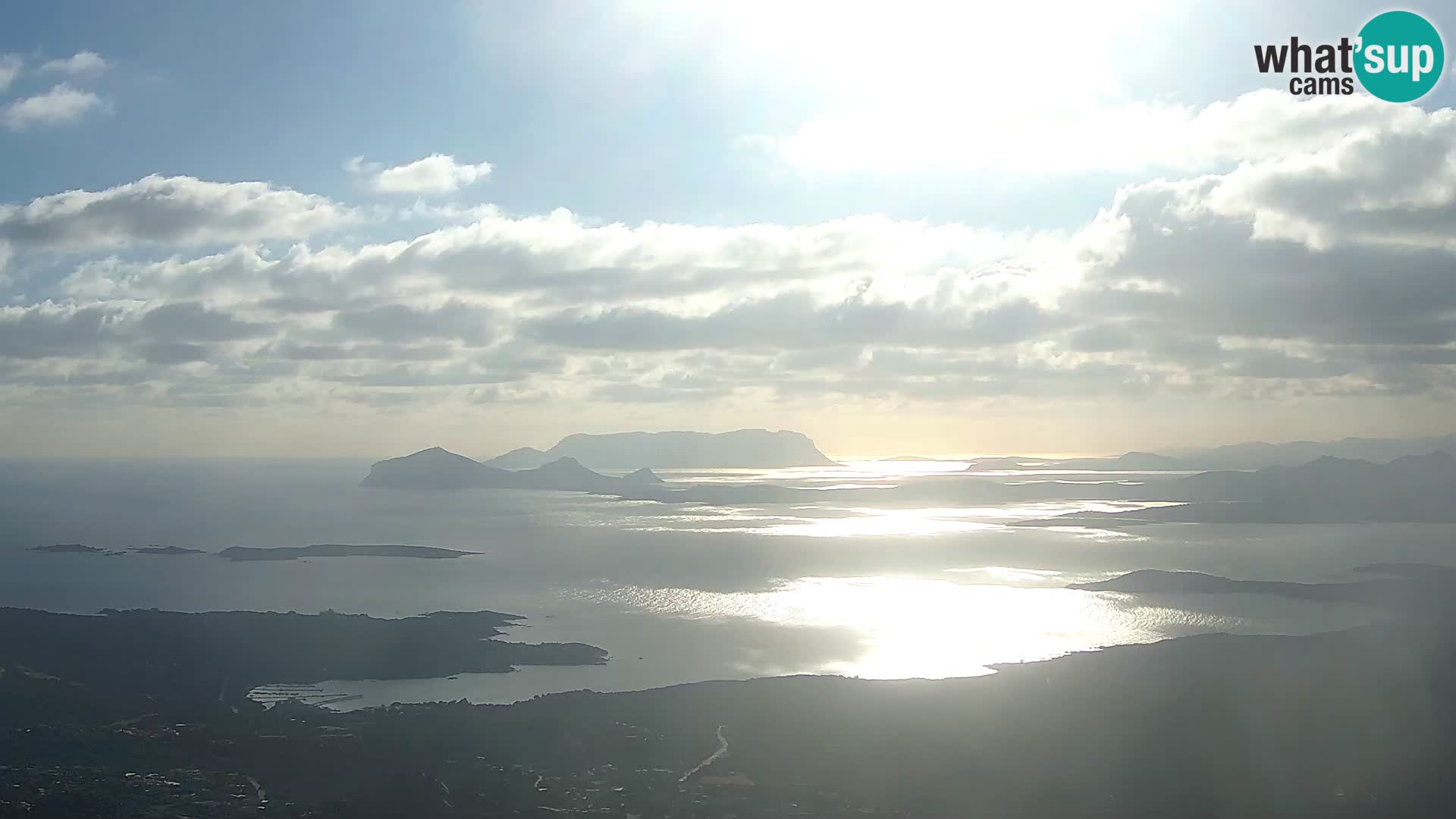 Monte Moro webcam Costa Smeralda panoramic view Sardinia