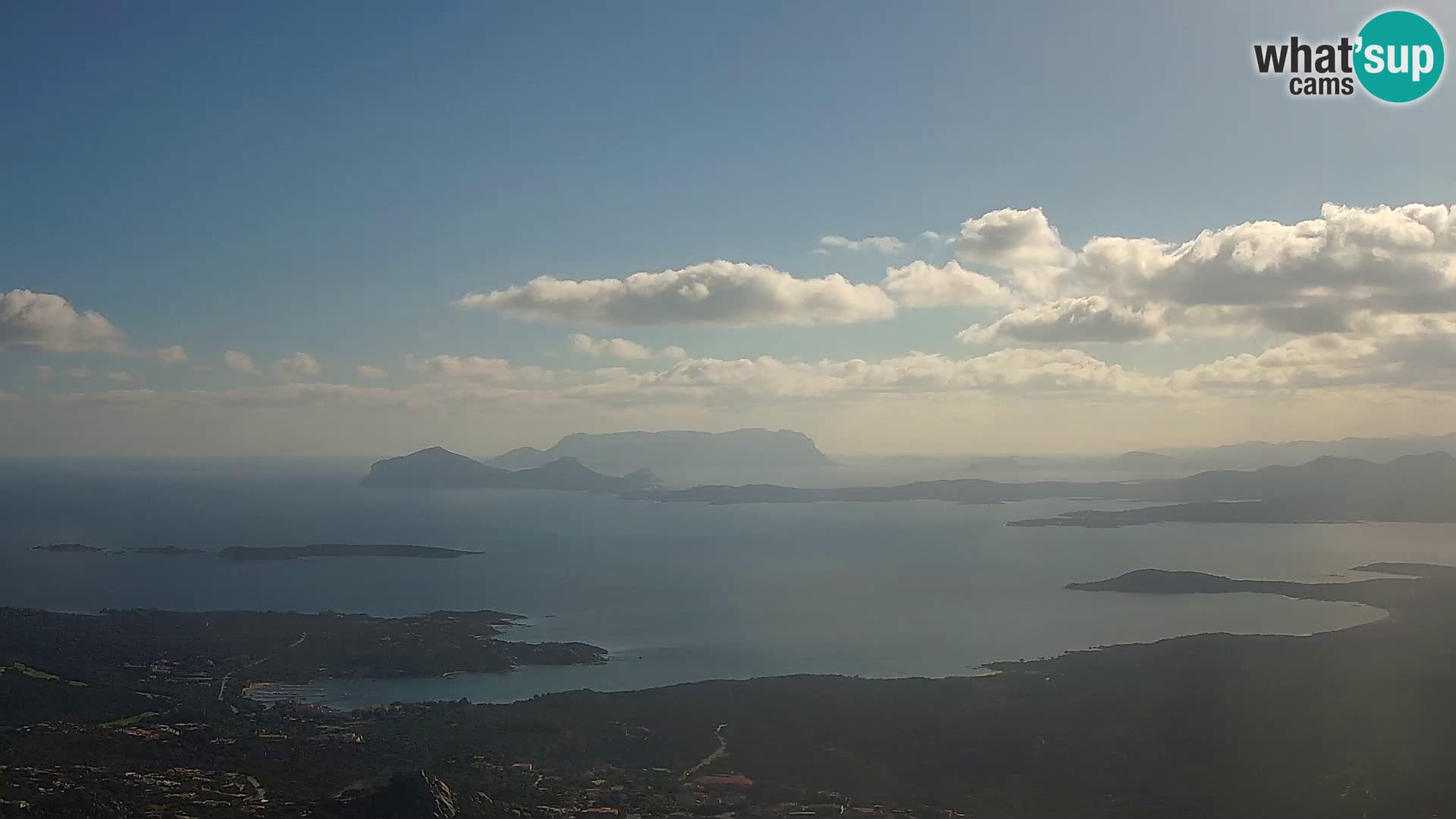 Monte Moro live cam Costa Smeralda Panoramablick Sardinien