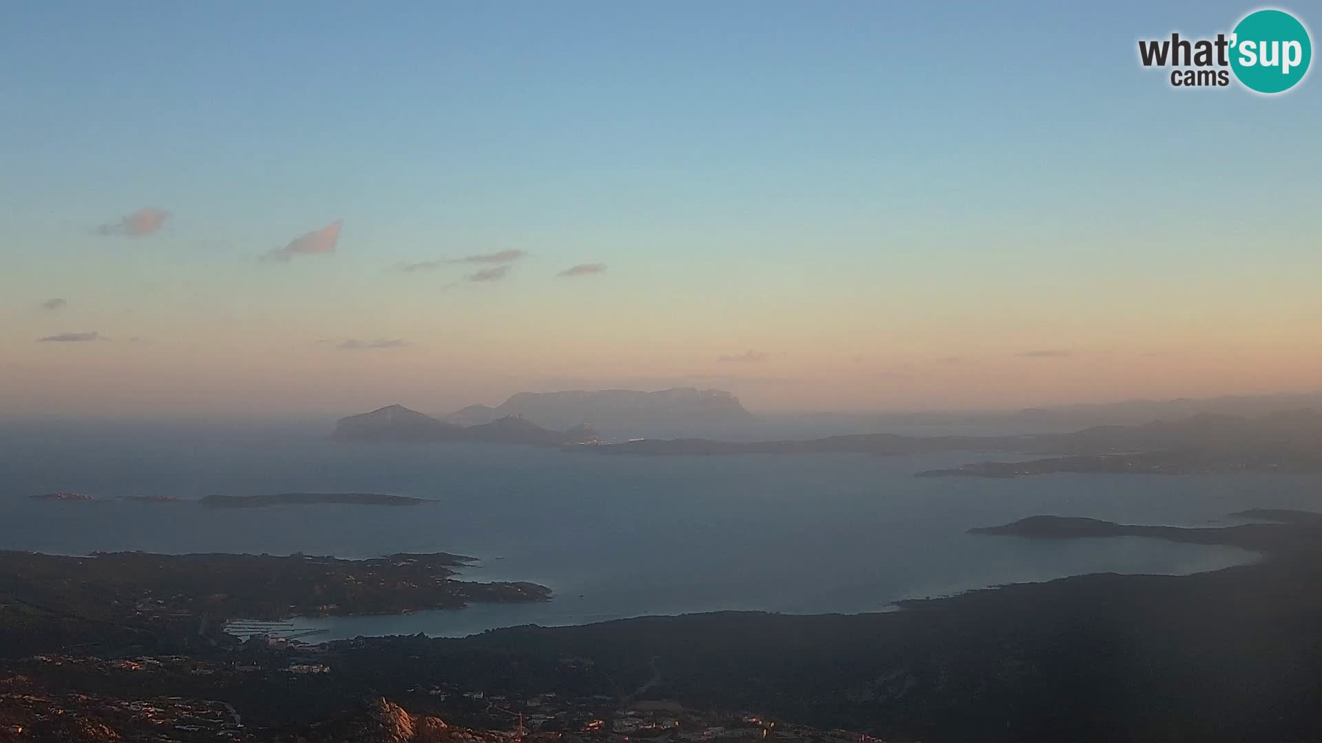 Monte Moro webcam Costa Smeralda panoramic view Sardinia