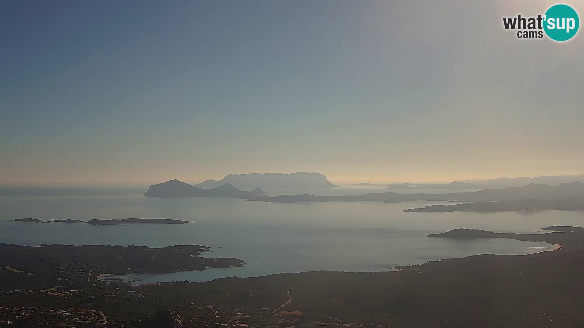 Monte Moro webcam Costa Smeralda vista panoramica Sardegna