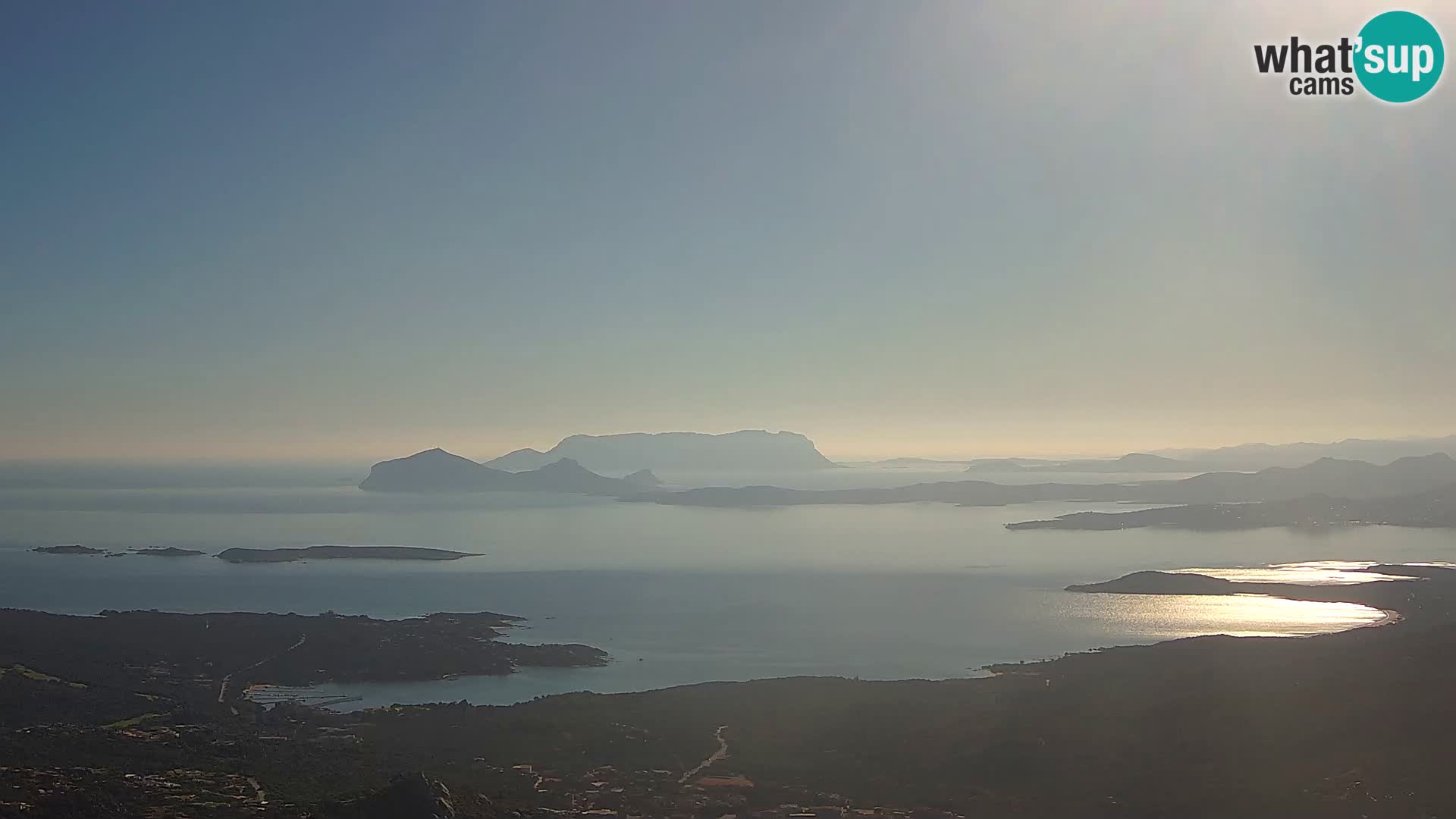 Monte Moro webcam Costa Smeralda vista panoramica Sardegna