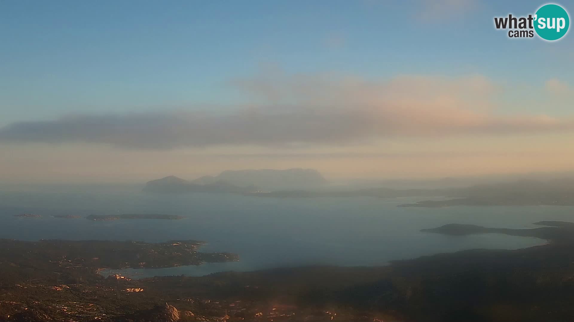 Monte Moro webcam Costa Smeralda vista panoramica Sardegna