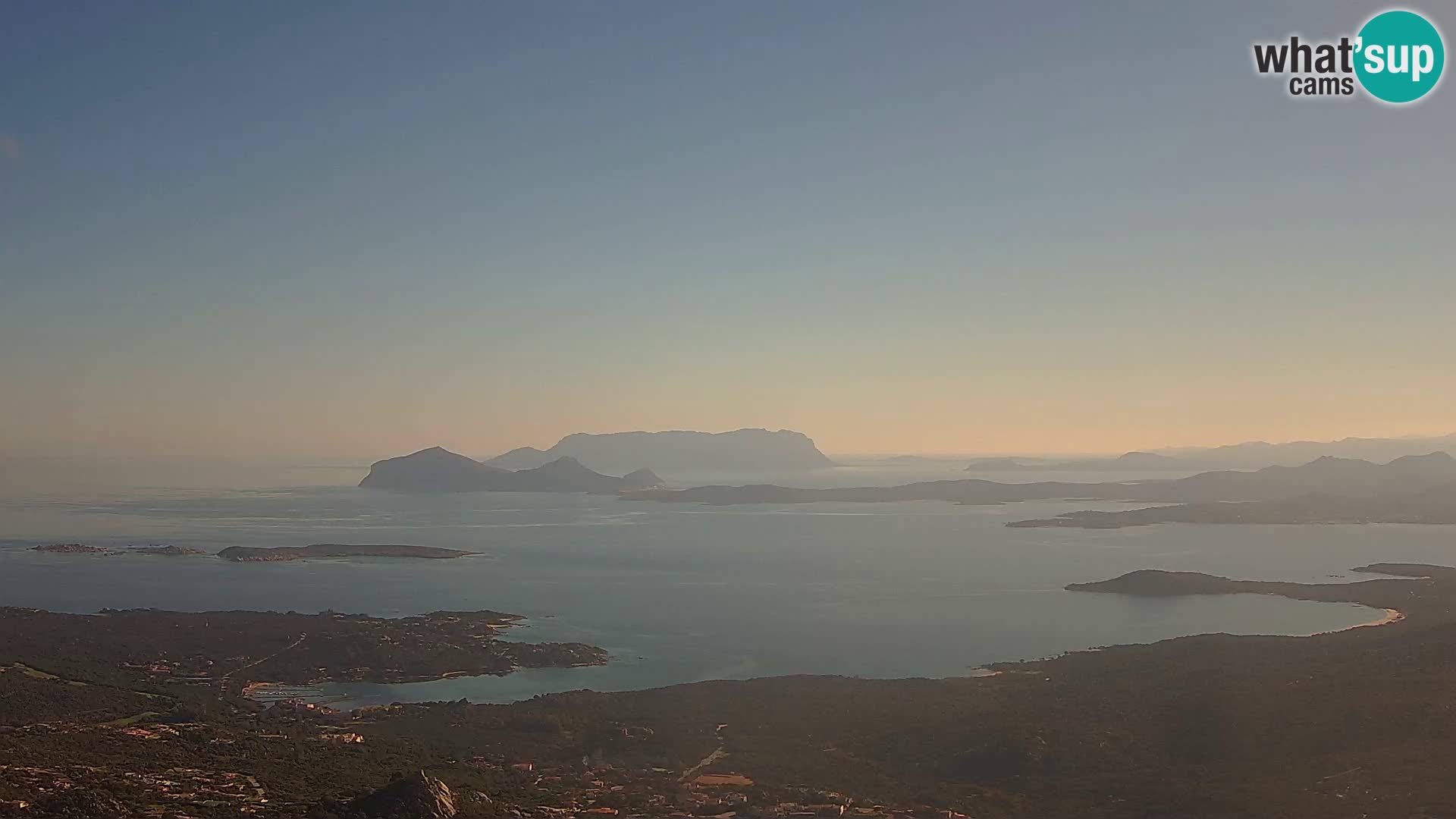 Monte Moro webcam Costa Smeralda vista panoramica Sardegna