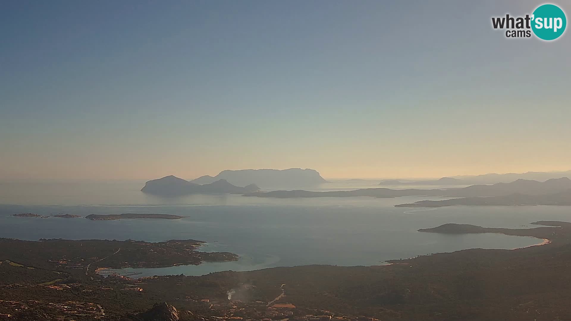 Monte Moro webcam Costa Smeralda vista panoramica Sardegna