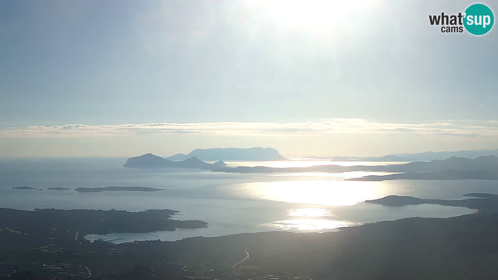 Monte Moro livecam Costa Smeralda vue panoramique Sardaigne