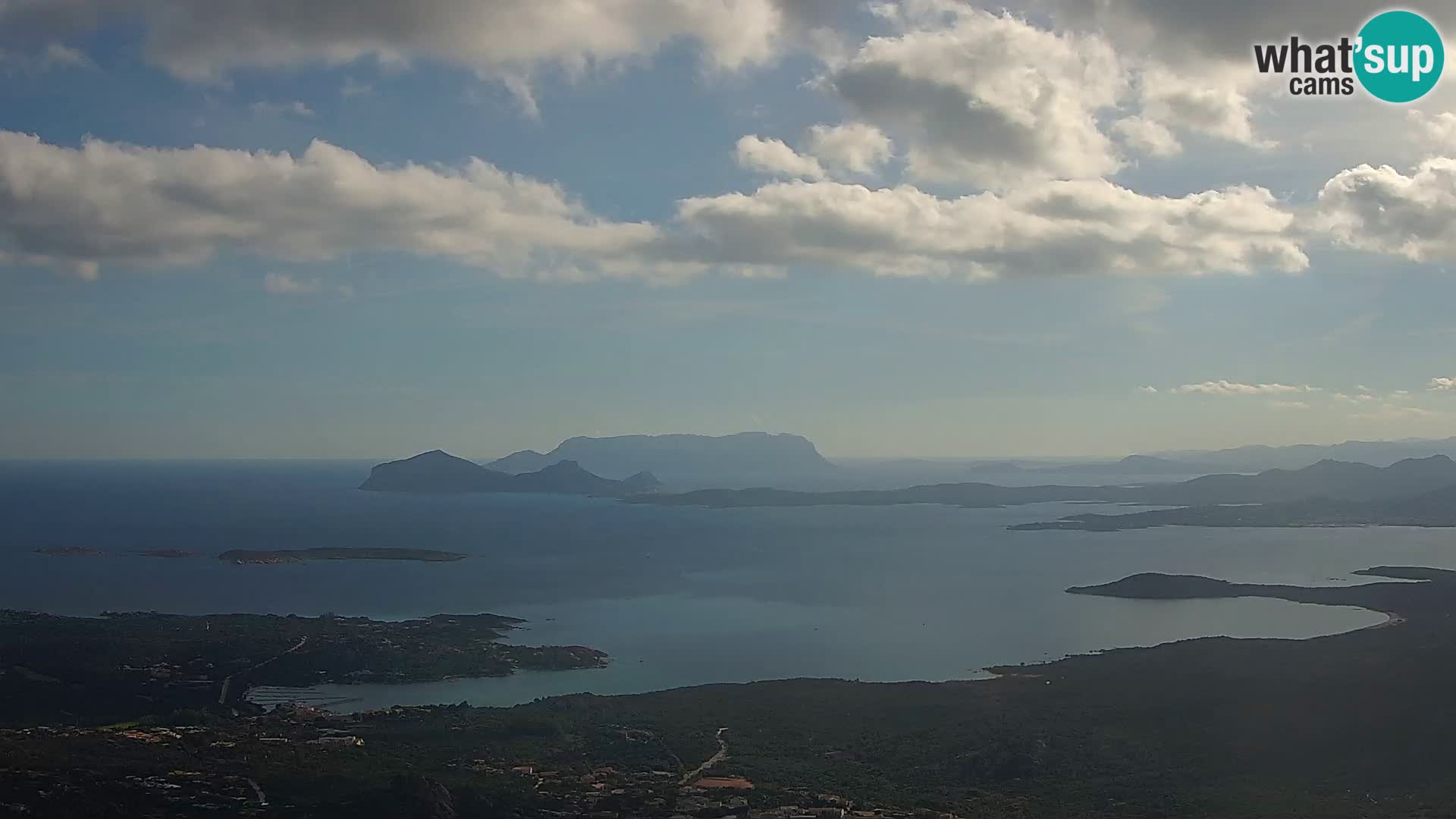 Monte Moro live cam Costa Smeralda Panoramablick Sardinien