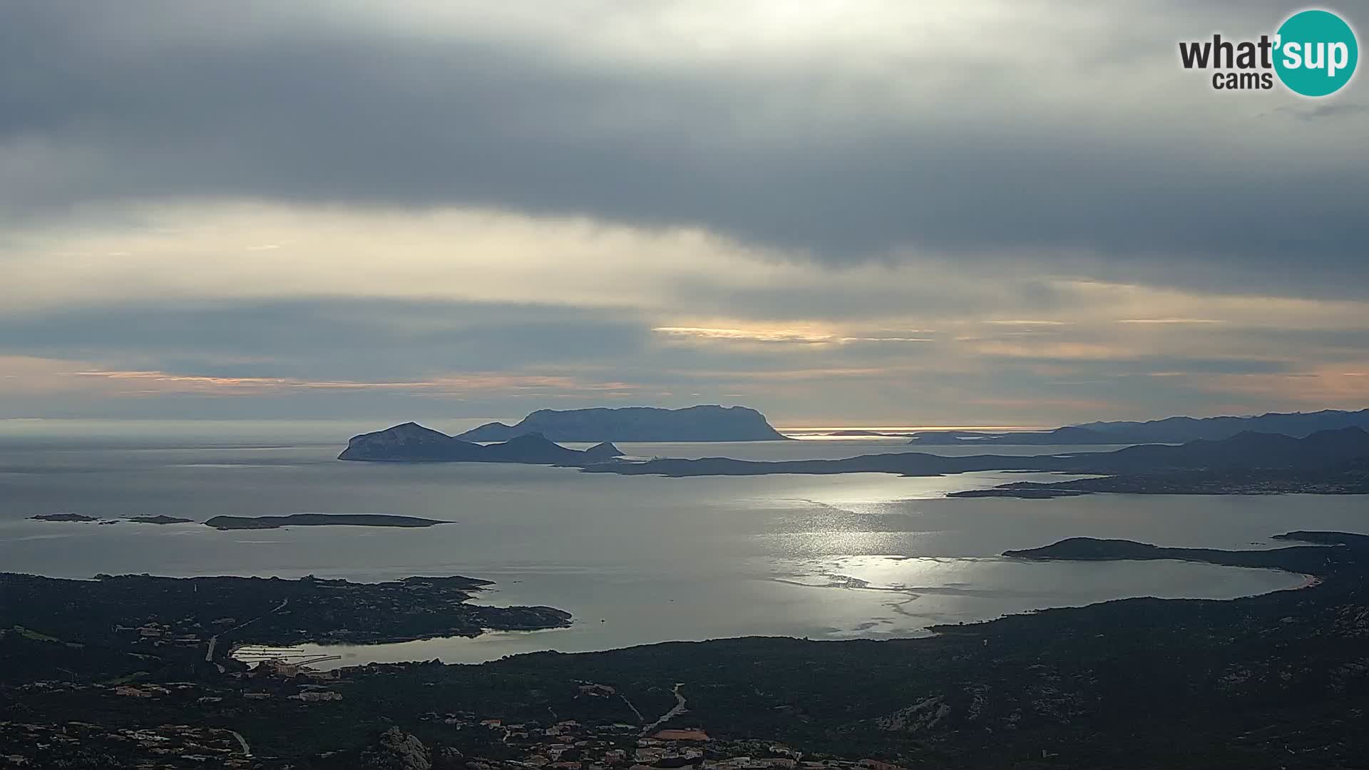 Monte Moro webcam Costa Smeralda vista panoramica Sardegna