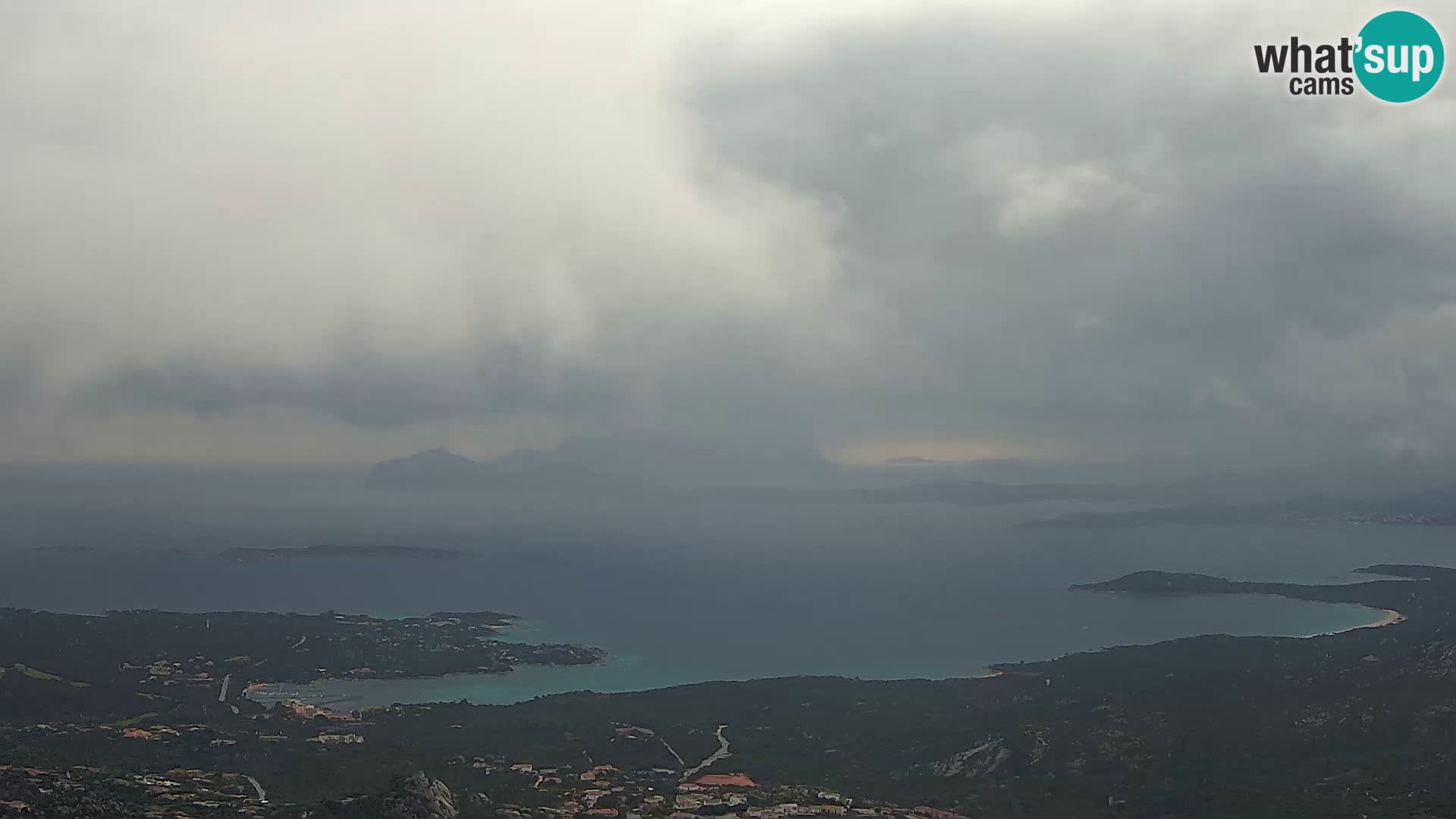 Monte Moro livecam Costa Smeralda vue panoramique Sardaigne