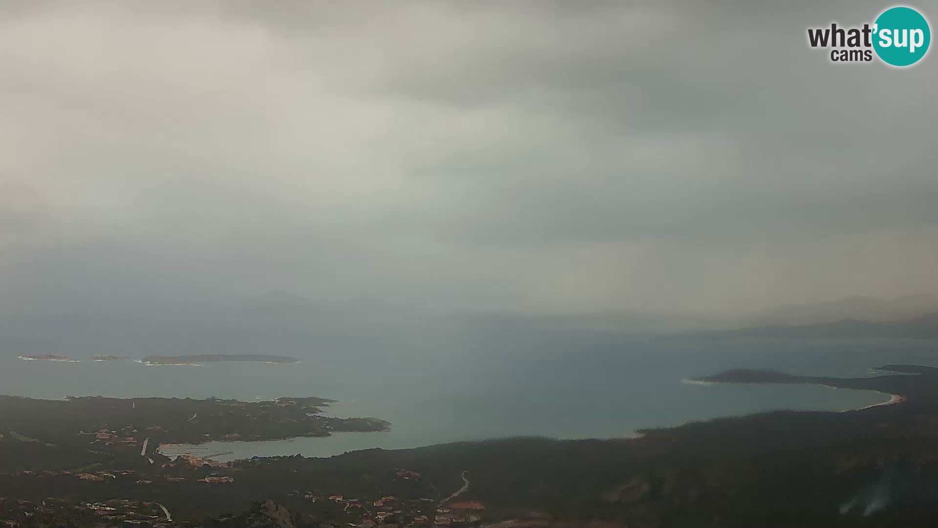 Monte Moro webcam Costa Smeralda panoramic view Sardinia