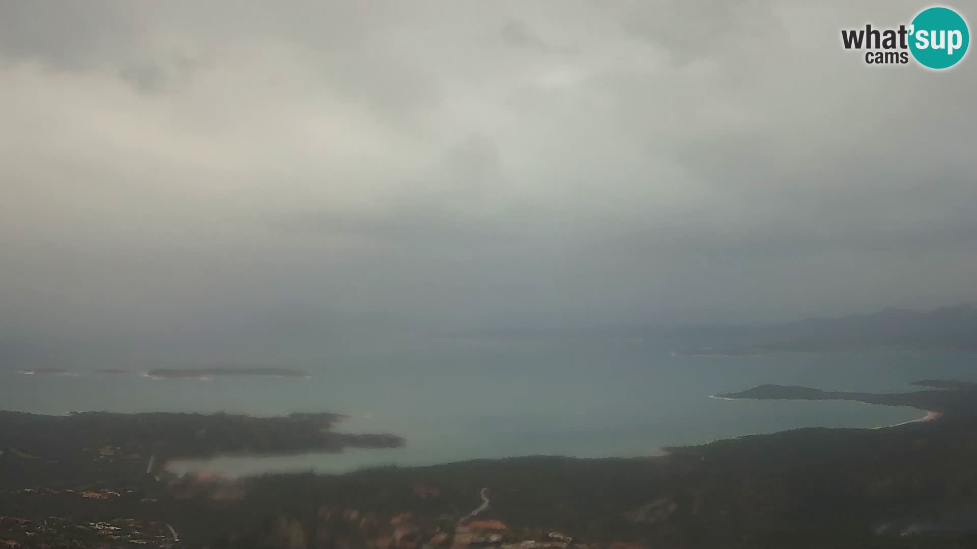 Monte Moro webcam Costa Smeralda panoramic view Sardinia