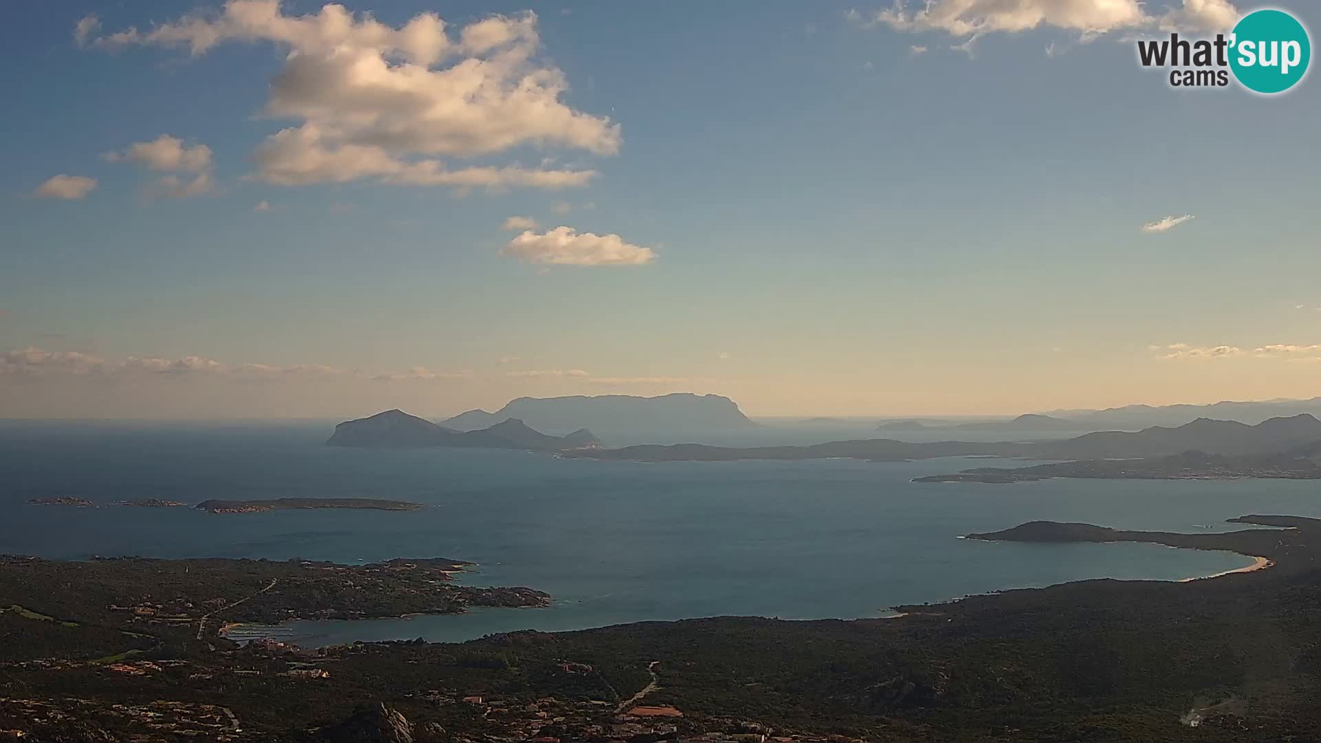 Monte Moro webcam Costa Smeralda panoramic view Sardinia