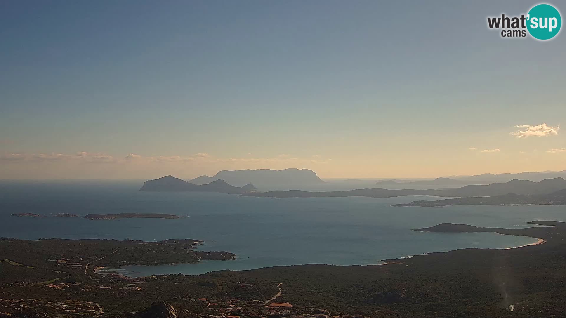 Monte Moro webcam Costa Smeralda panoramic view Sardinia